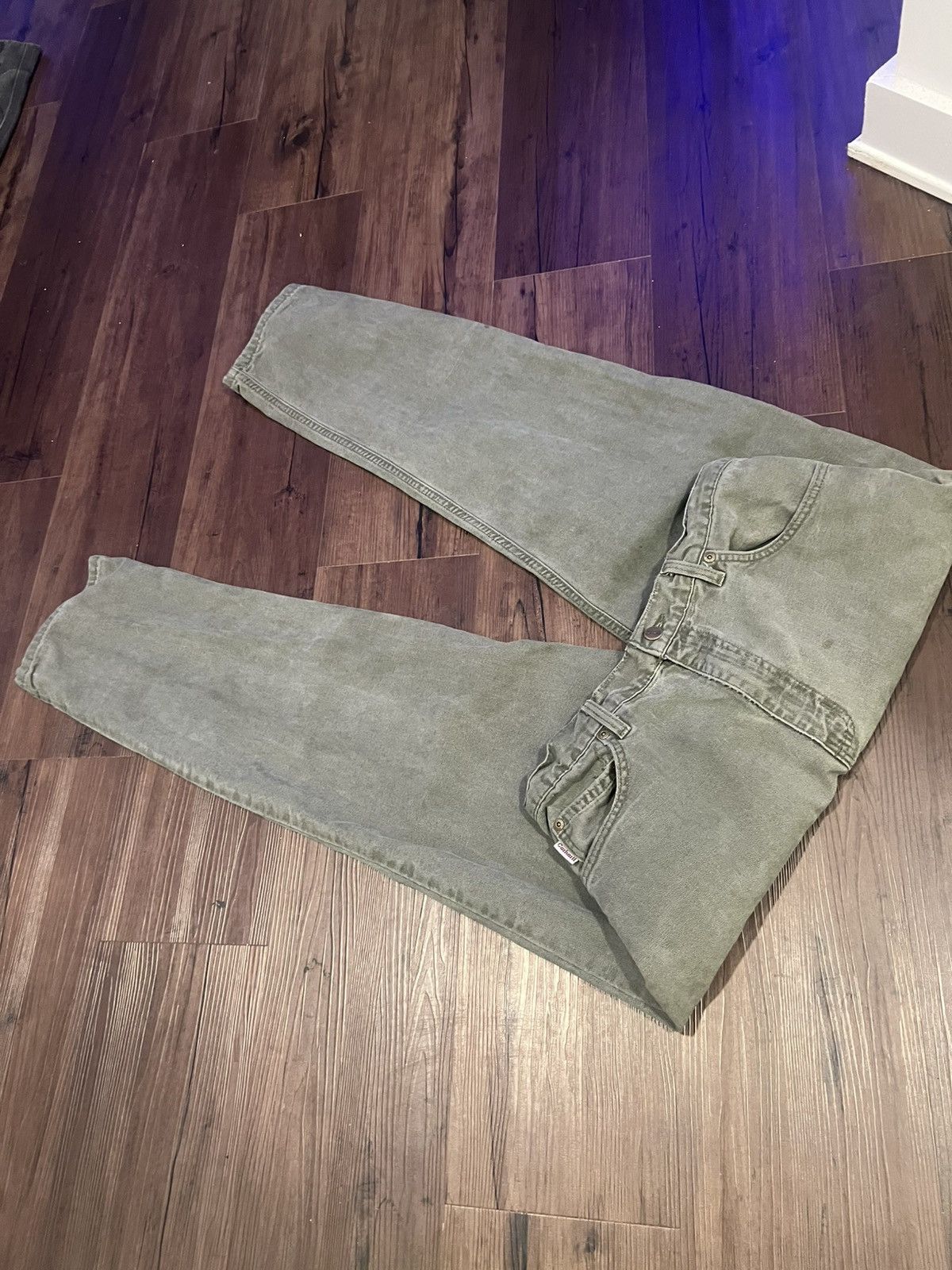 Carhartt Vintage Carhartt Carpenter Pants Olive Green Size US 30 / EU 46 - 4 Thumbnail