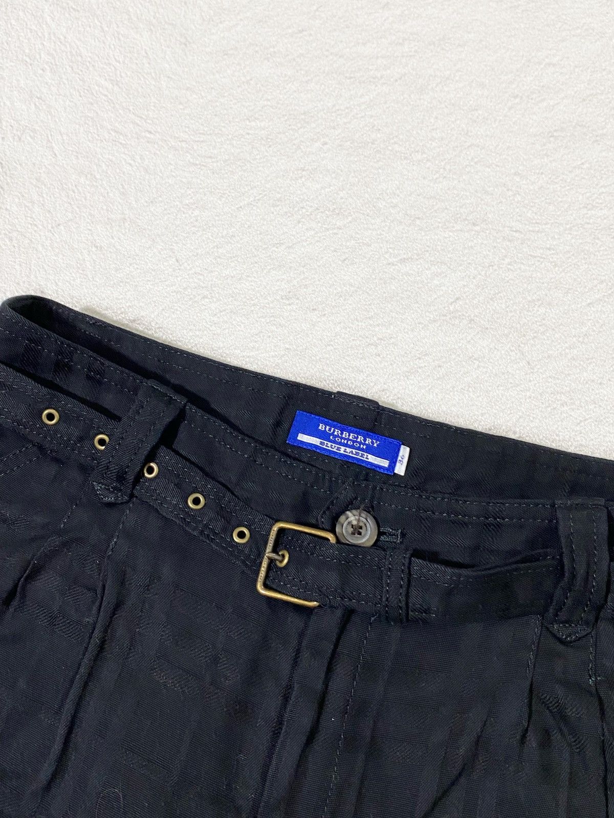 Burberry SICK 💰 Burberry London Blue Label Wool Short Pants Size 28" / US 6 / IT 42 - 4 Thumbnail