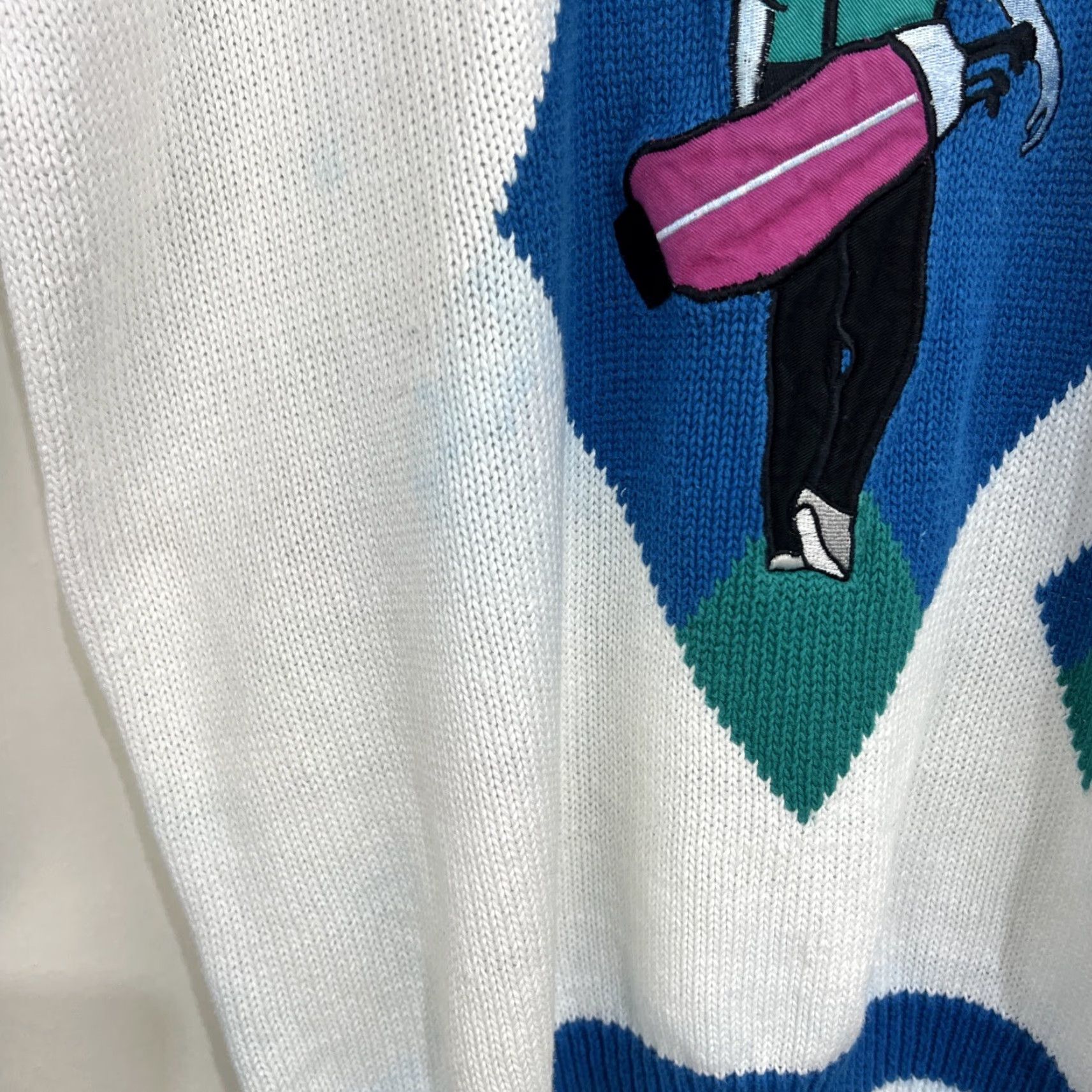Van Heusen VINTAGE Van Heusen Players Pullover Sweater Knit Golf Sz Large Raime Cotton Mens Size US L / EU 52-54 / 3 - 7 Thumbnail