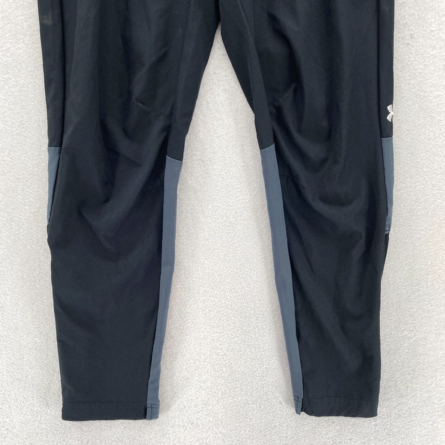 Under Armour Under Armour Squad Warm Up Jogger Pants Mens Small Black Performance Stretch Gym Size US 29 - 3 Thumbnail