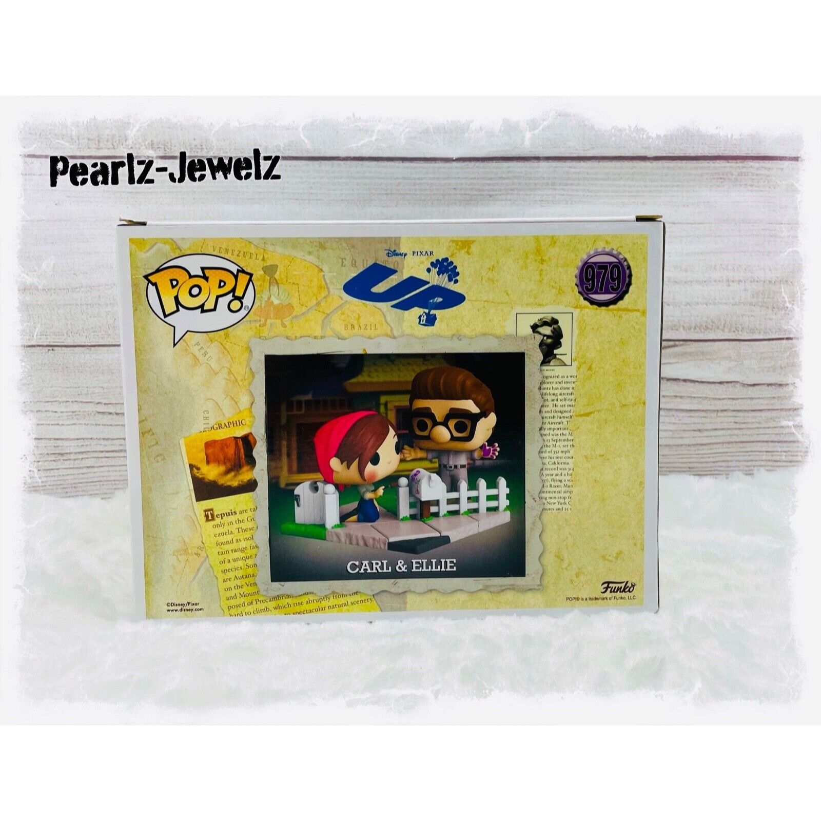 Disney Funko Pop! Movie Moment Disney Pixar UP Carl & Ellie Vinyl F Size ONE SIZE - 3 Thumbnail