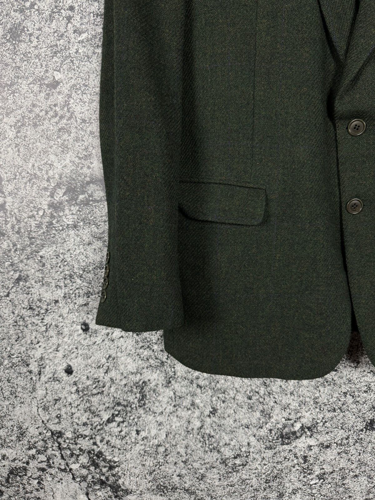 Harris Tweed Harris Tweed Wool Vintage Blazer Made in Italy Size M-L Size 44S - 4 Thumbnail