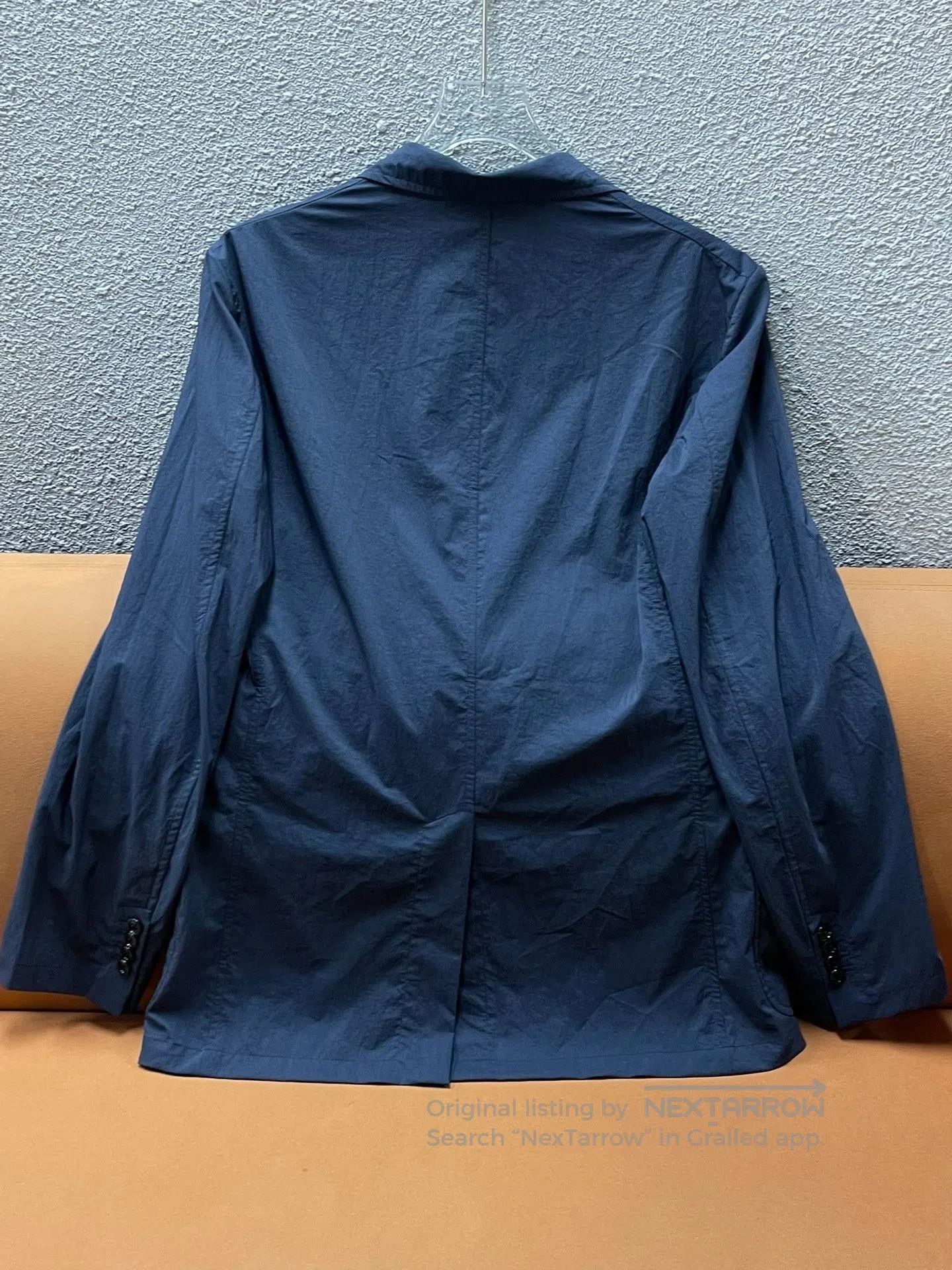 Hermes Hermes Men's Blue Solid Long. Size US M / EU 48-50 / 2 - 2 Thumbnail