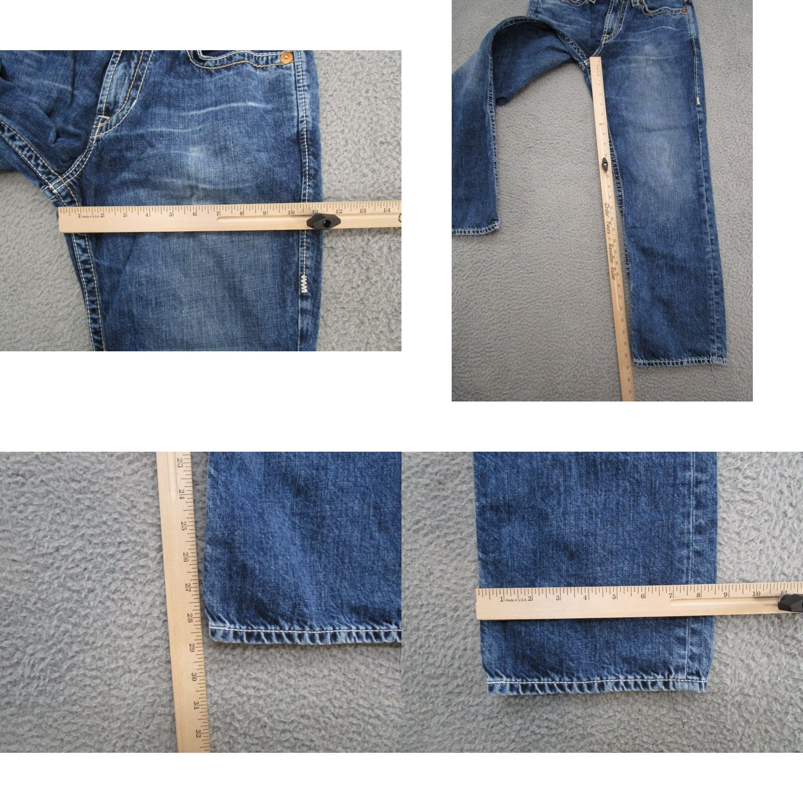 Vintage BIG STAR Jeans Mens 30 Relaxed Straight Inseam 29 Blue Stars 90s Theme Denim Set Regular Size 30 Mens Size US 30 / EU 46 - 8 Thumbnail
