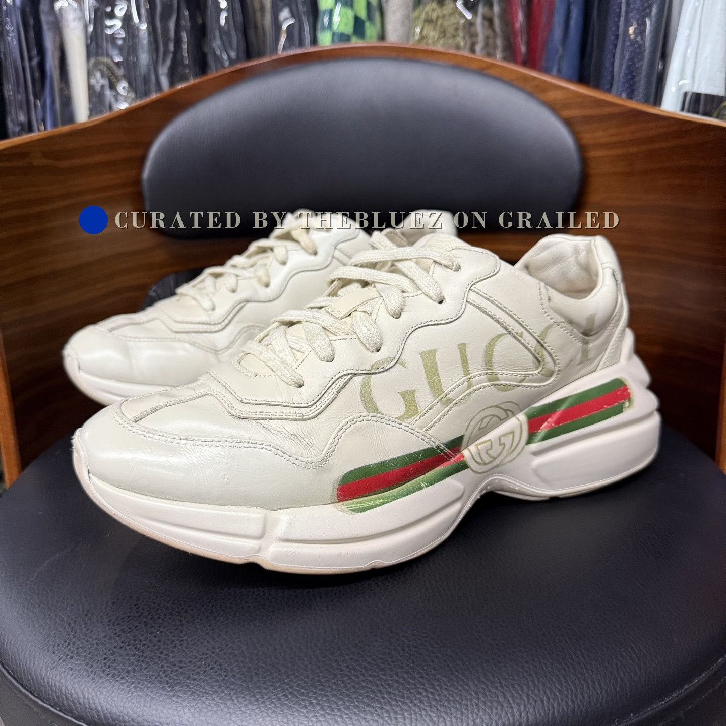 Gucci Gucci Classic Belt Style Dad Shoes Size US 8 / EU 41 - 1 Thumbnail