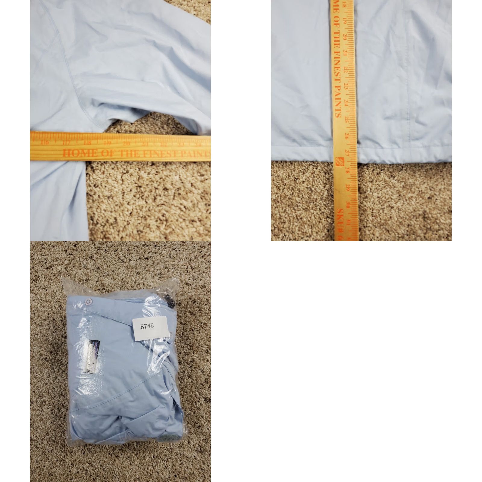Patagonia Patagonia Jacket Womens Small Blue Full Zip Hooded Pockets Slate Sky Rain Coat 27072 Wind-Resistant Water Resistant Rain" Size S / US 4 / IT 40 - 11 Thumbnail