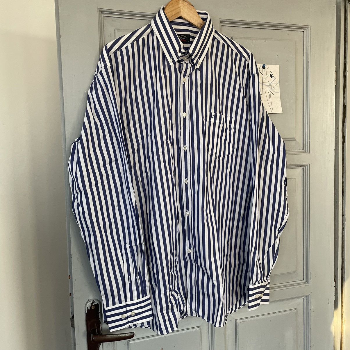 Paul & Shark Paul & Shark Yachting Club Striped Button Down Shirt - Men's Size US XL / EU 56 / 4 - 1 Thumbnail