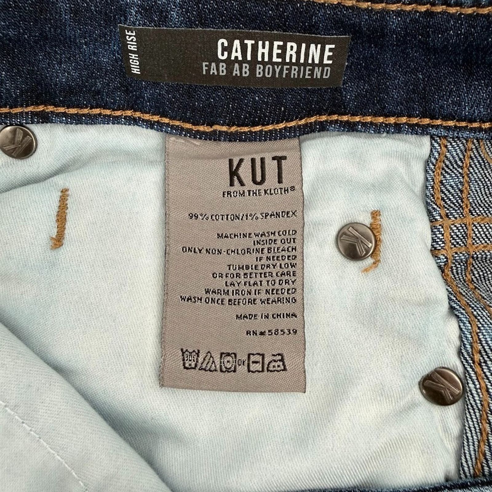 & Other Stories KUT from the Kloth Catherine Boyfriend Jeanass Women's 14 Size 36" / US 14 / IT 50 - 4 Thumbnail