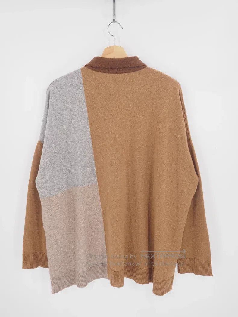 Loewe Loewe Grey and brown mixed color cashmere knit long sleeve Size US M / EU 48-50 / 2 - 3 Thumbnail