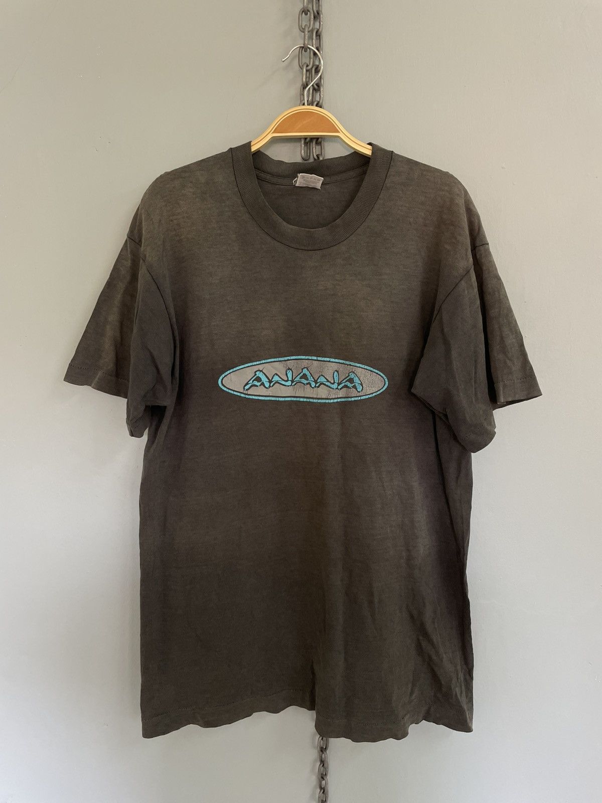 Vintage Vintage 90s Anana sun faded t shirt Size US L / EU 52-54 / 3 - 1 Thumbnail