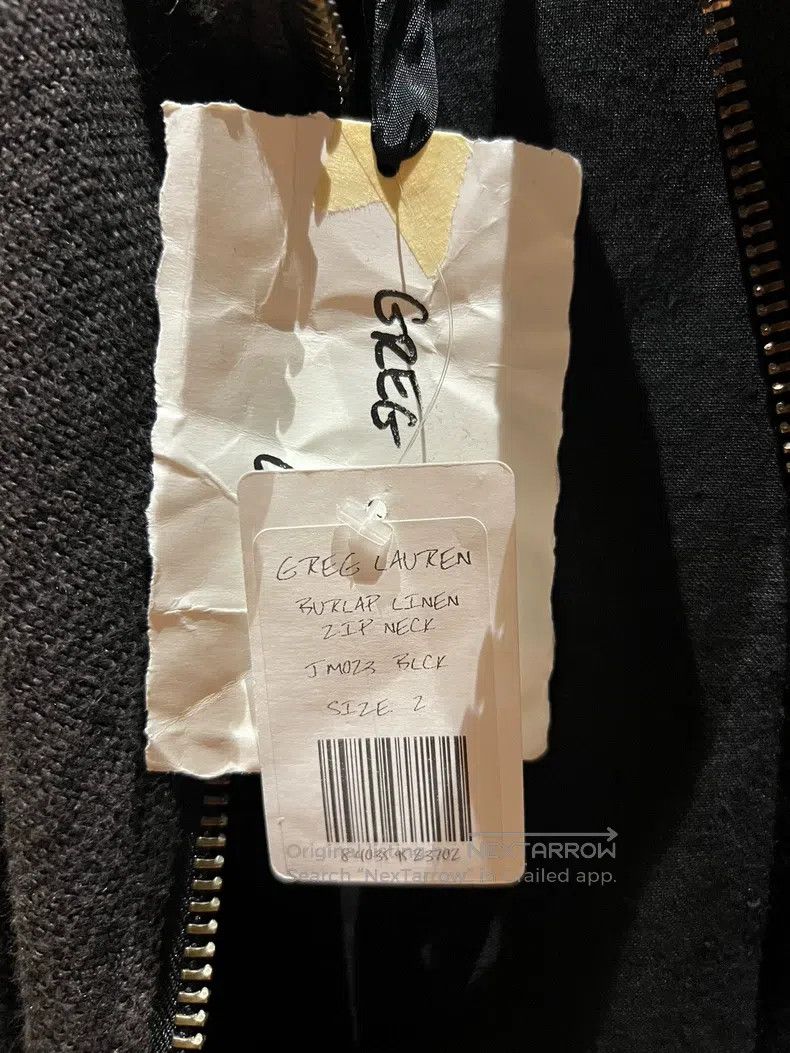 Greg Lauren Greg Lauren Linen Zip-Up Jacket Size US M / EU 48-50 / 2 - 4 Thumbnail