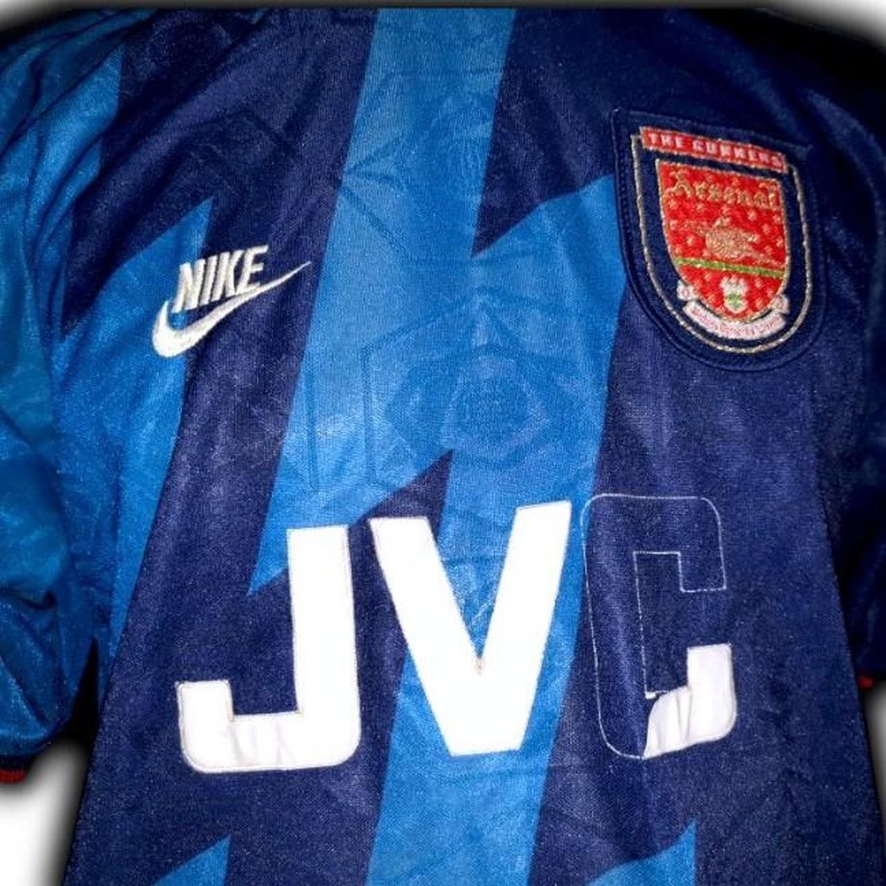 Nike Fc Arsenal England 1995 1996 Away Shirt Jersey Size US M / EU 48-50 / 2 - 3 Thumbnail