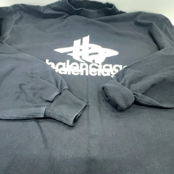 Balenciaga Balenciaga Balenciaga Black Graphic Long Sleeve TShirt -25 Size US M / EU 48-50 / 2 - 8 Thumbnail