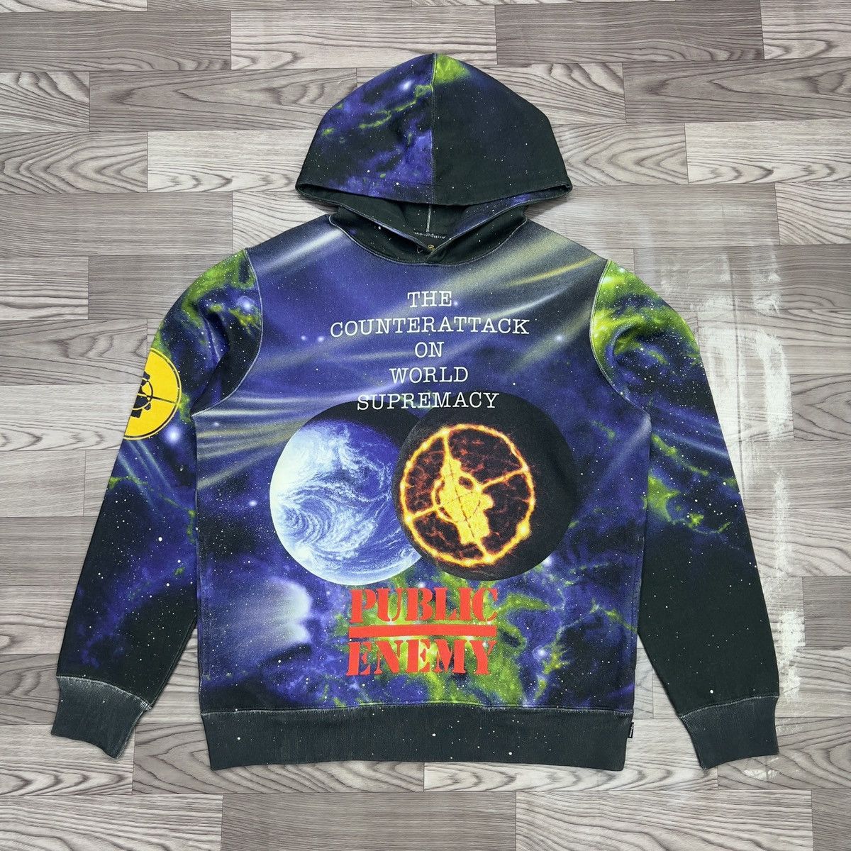 Supreme x Undercover x Public Enemy Hooded Sweatshirt