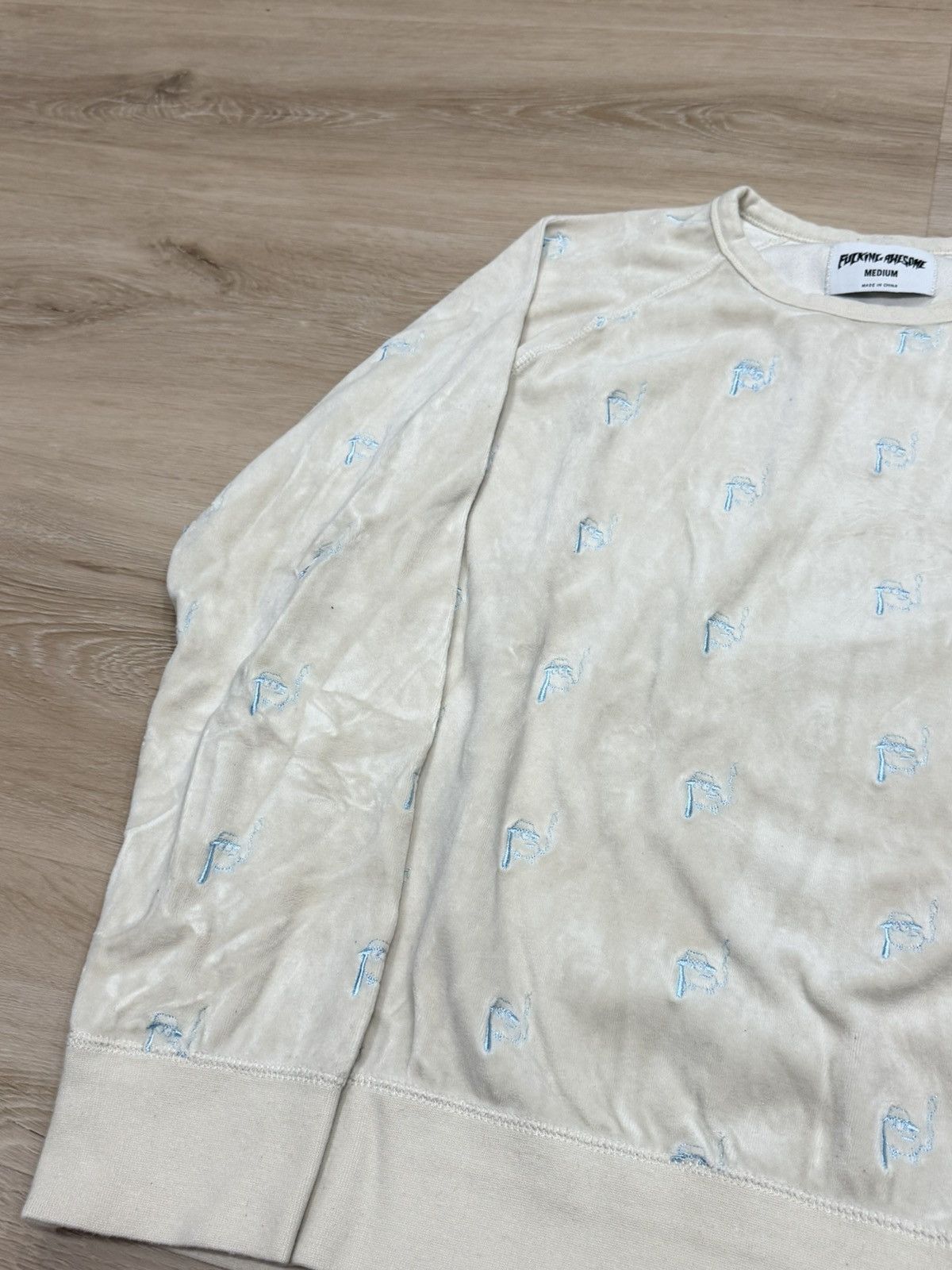 Fucking Awesome Fucking Awesome Smoking Velour Crewneck Size US M / EU 48-50 / 2 - 4 Thumbnail