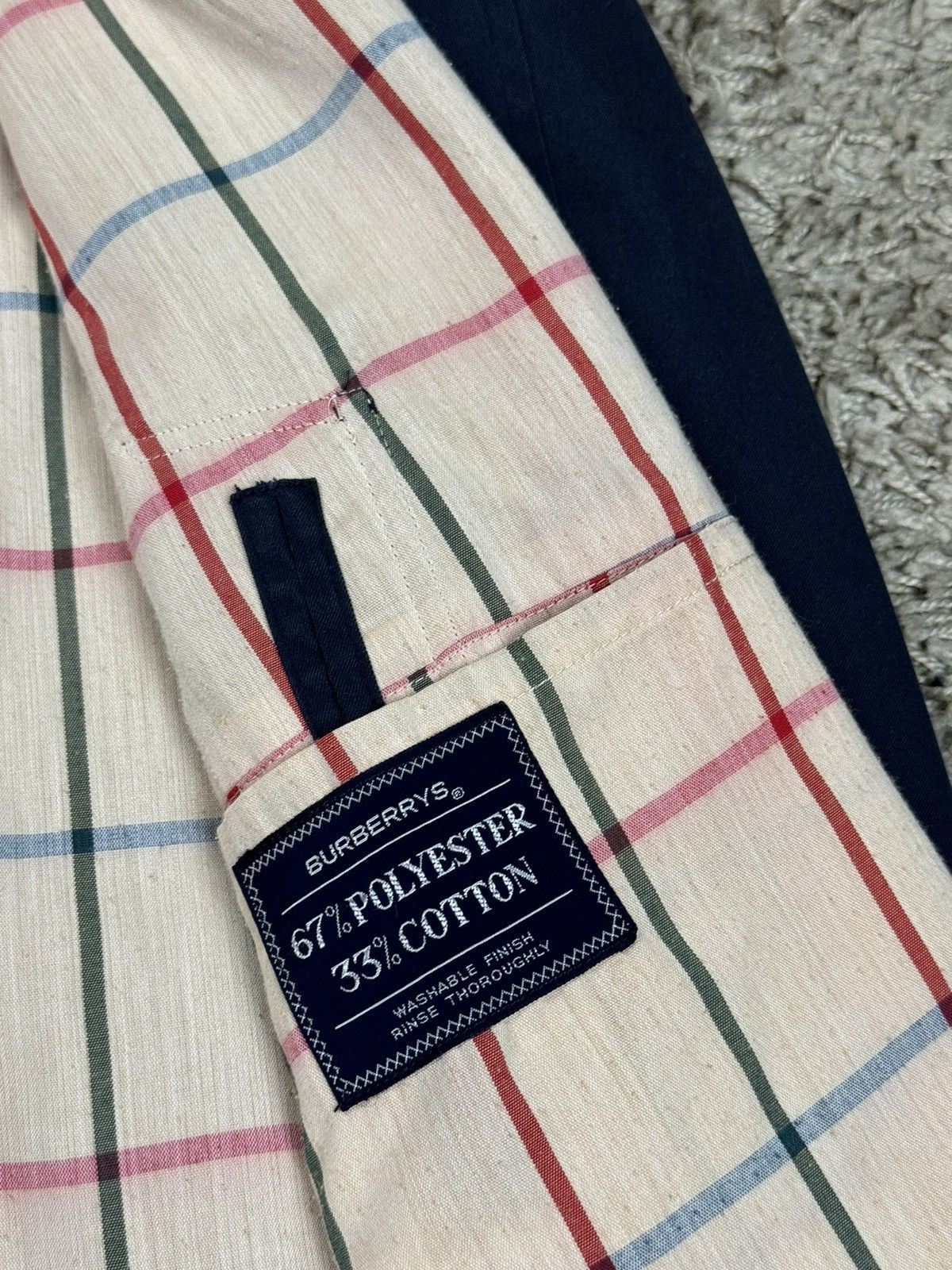 Burberry × Vintage Vintage trench coat Burberry original luxury streetwear item Size L / US 10 / IT 46 - 4 Thumbnail