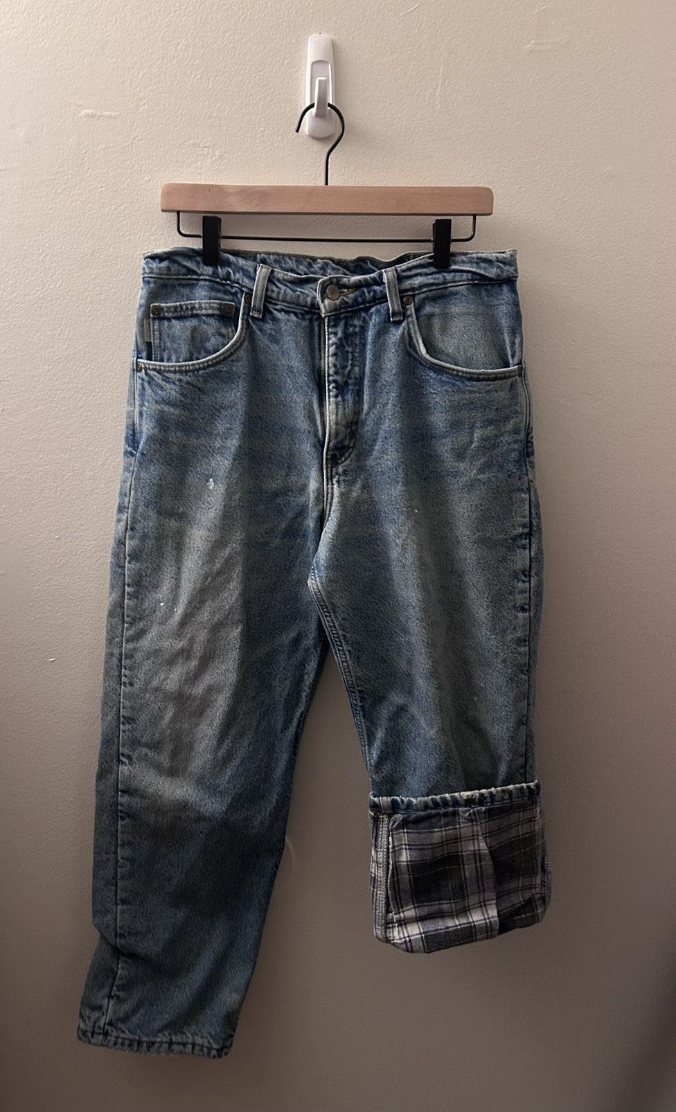 Carhartt Vintage Flannel Lined Carhartt Jeans Size US 32 / EU 48 - 1 Thumbnail