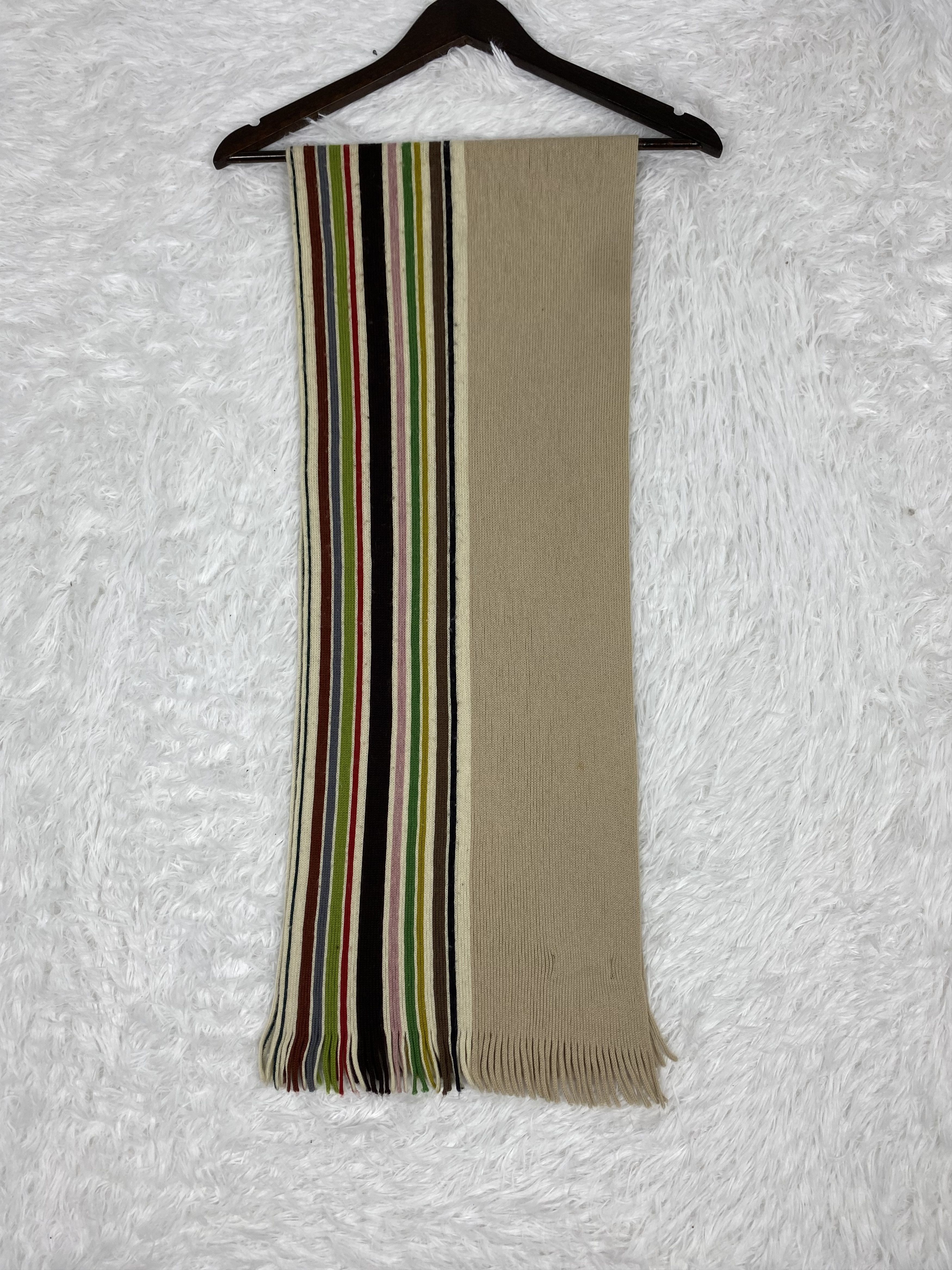 Paul Smith × Vintage Vintage Paul Smith Scarf / Muffler Neckwear PM0156 Size ONE SIZE - 7 Thumbnail
