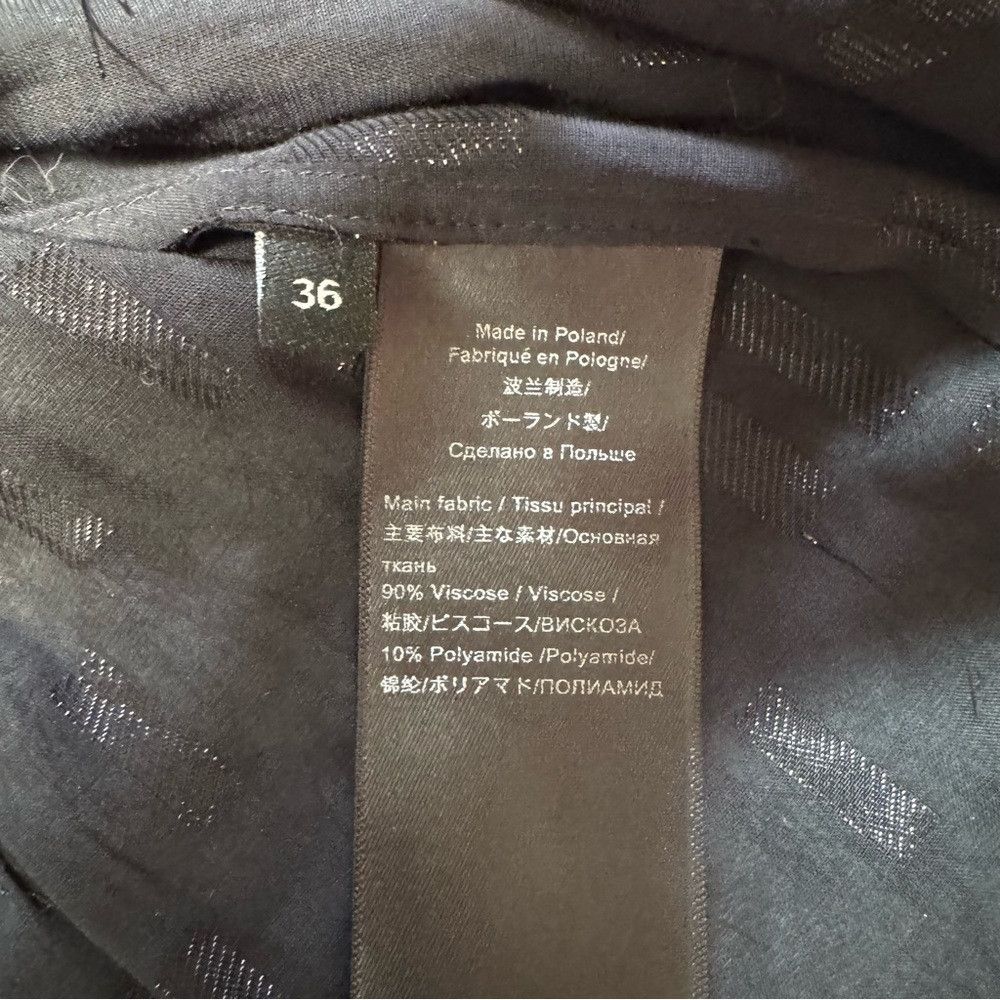 Bruuns Bazaar Bruuns Bazaar Copenhagen Black High Neck Blouse Size 36 US Size S / US 4 / IT 40 - 8 Thumbnail