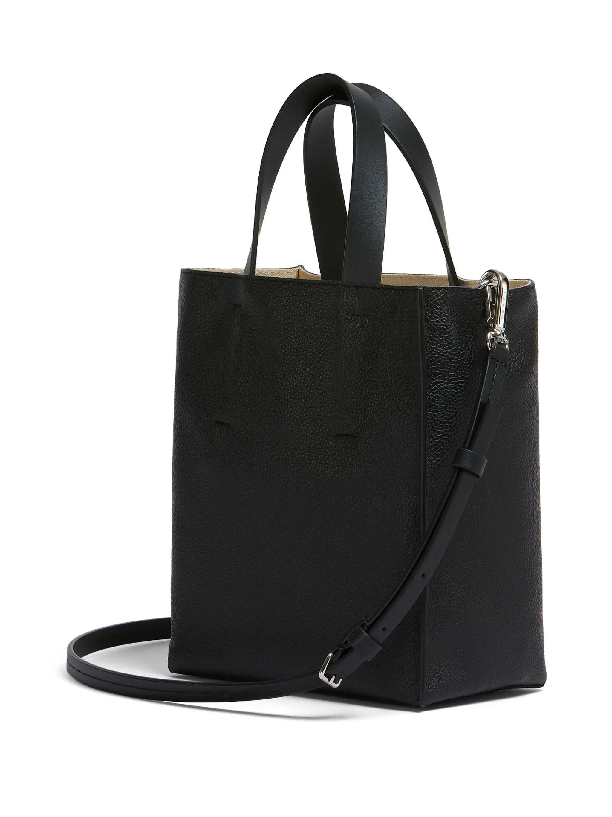 Marni o1f1d3z0126 Size: OS / Mini Museo Tote Bag in Black Size ONE SIZE - 4 Thumbnail