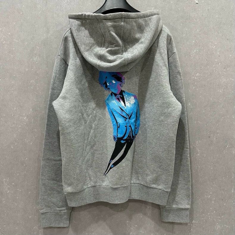 Louis Vuitton louis vuitton gray hoodie with portrait design Size US XL / EU 56 / 4 - 1 Thumbnail