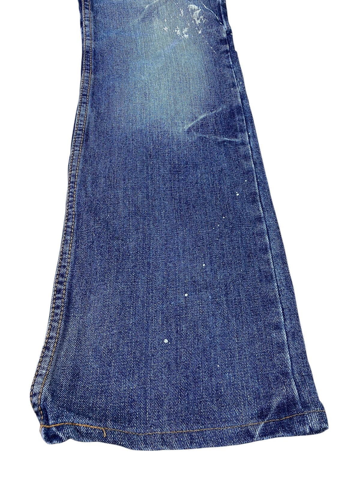 Japanese Brand Japanese Brand Splated Paint Style Bootcut Jeans Size US 29 - 5 Thumbnail