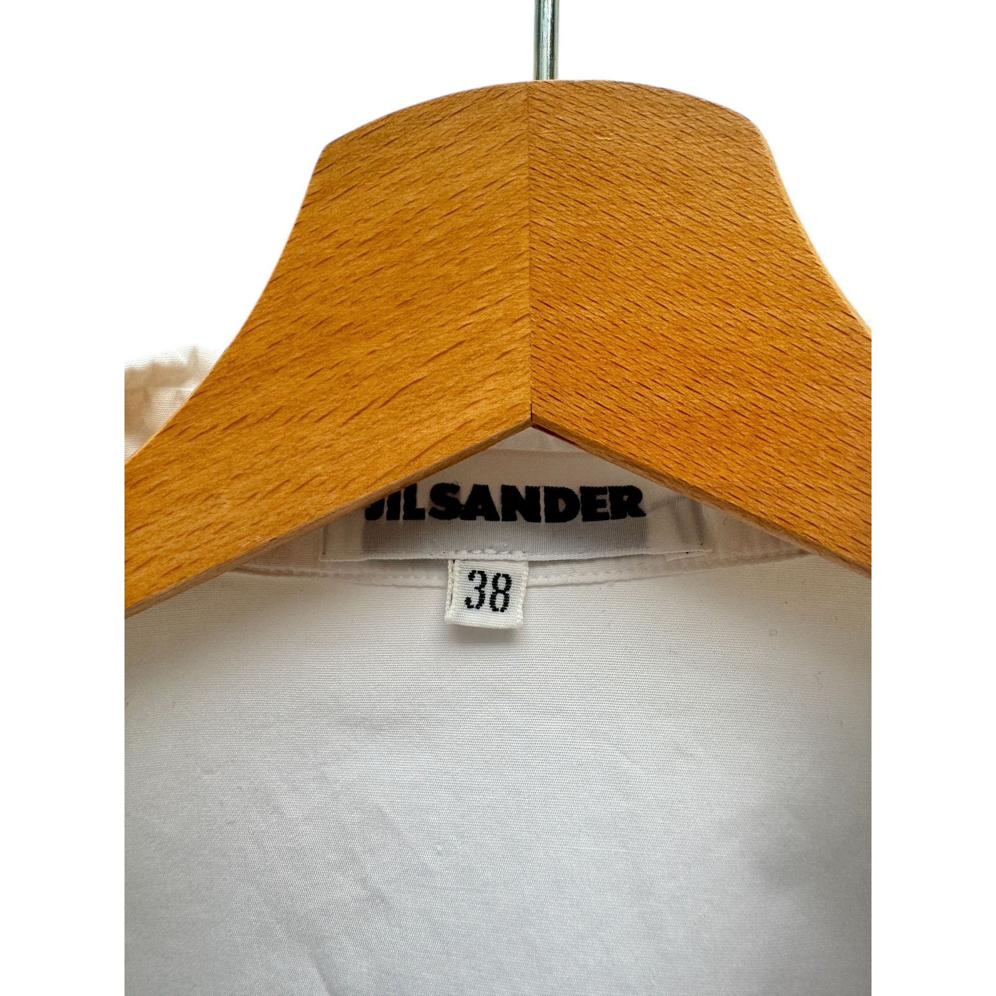 Jil Sander Double Layer White Shirt Size XS / US 0-2 / IT 36-38 - 5 Thumbnail