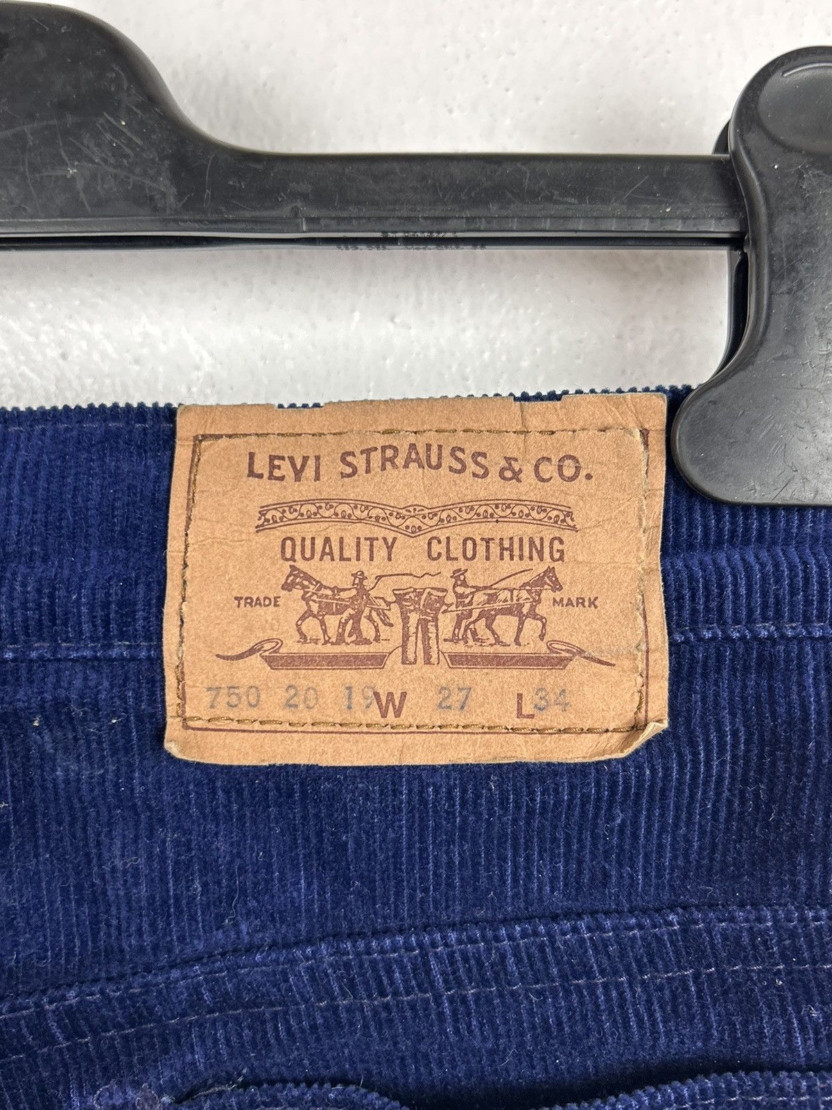 Levi's 70s Vintage Levi's 1979 750 20 19 Corduroy Velvet Pants 27 Size 27" / US 4 / IT 40 - 3 Thumbnail