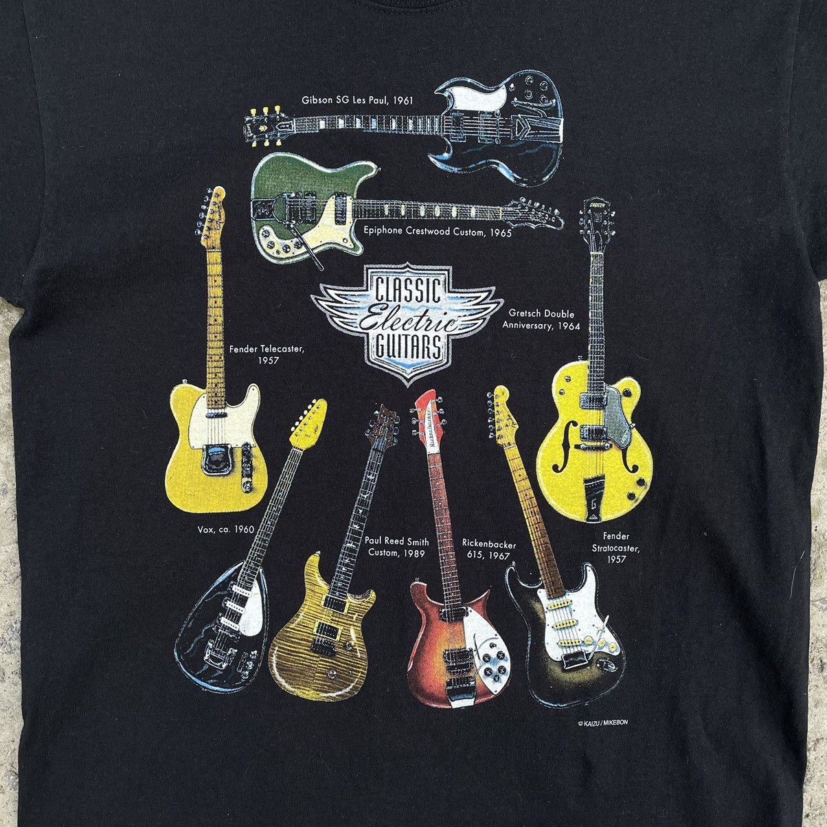 Vintage Vintage T-shirts Kaizu Classic Electric Guitars 🎸 Y2K 90s Size US S / EU 44-46 / 1 - 3 Thumbnail