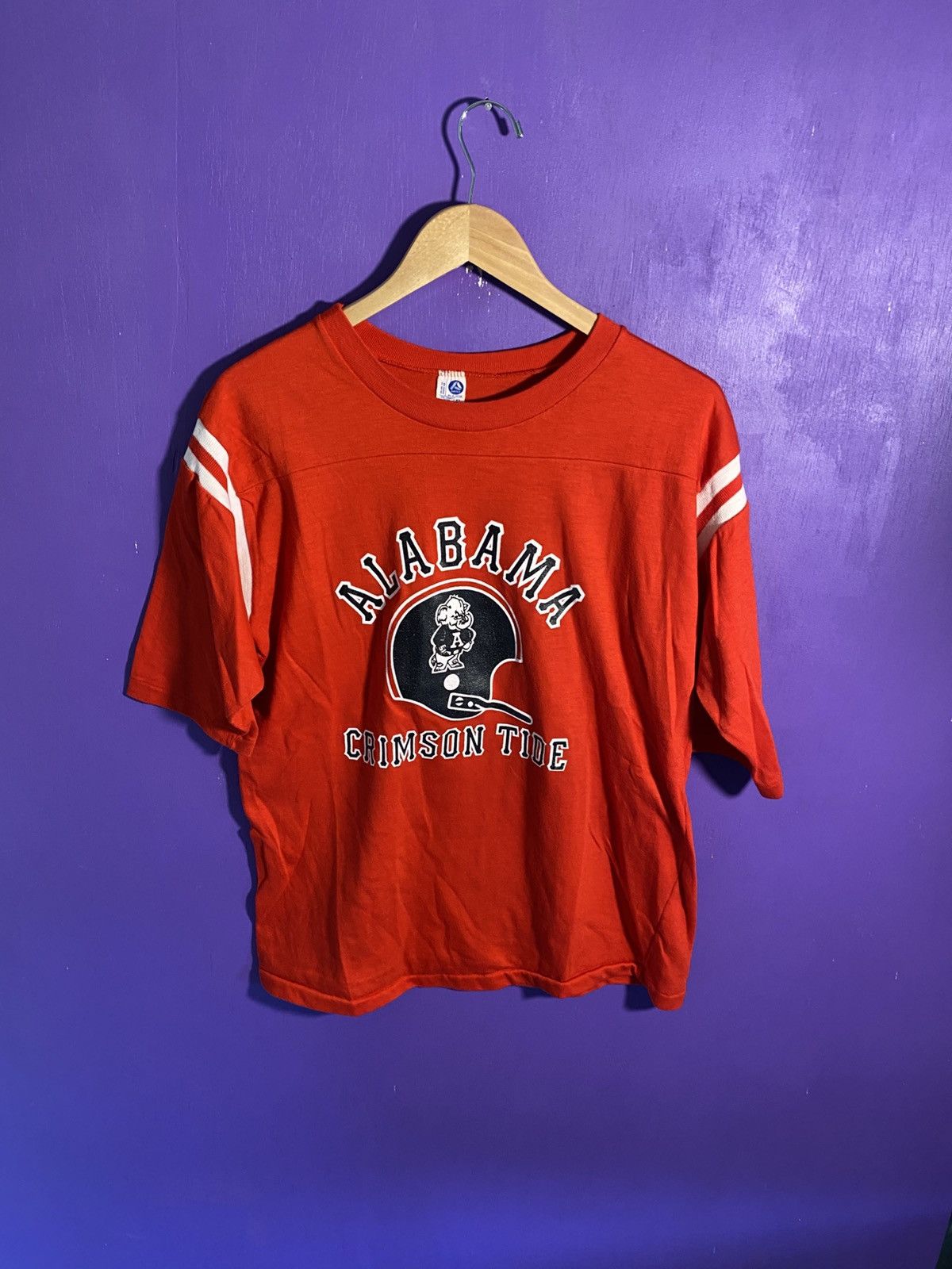 Other Vintage 70s Alabama crimson tide helmet jersey shirt Size US L / EU 52-54 / 3 - 1 Thumbnail