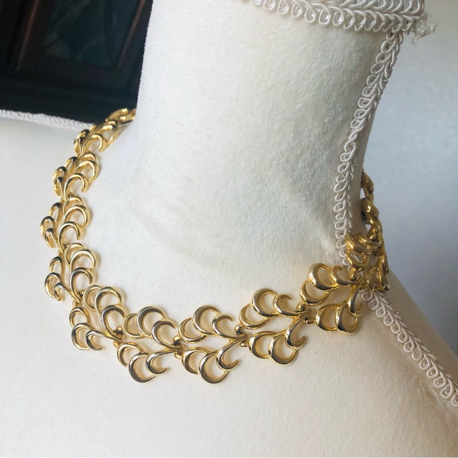 Vintage Vintage filigree link discs choker necklace Size ONE SIZE - 4 Thumbnail
