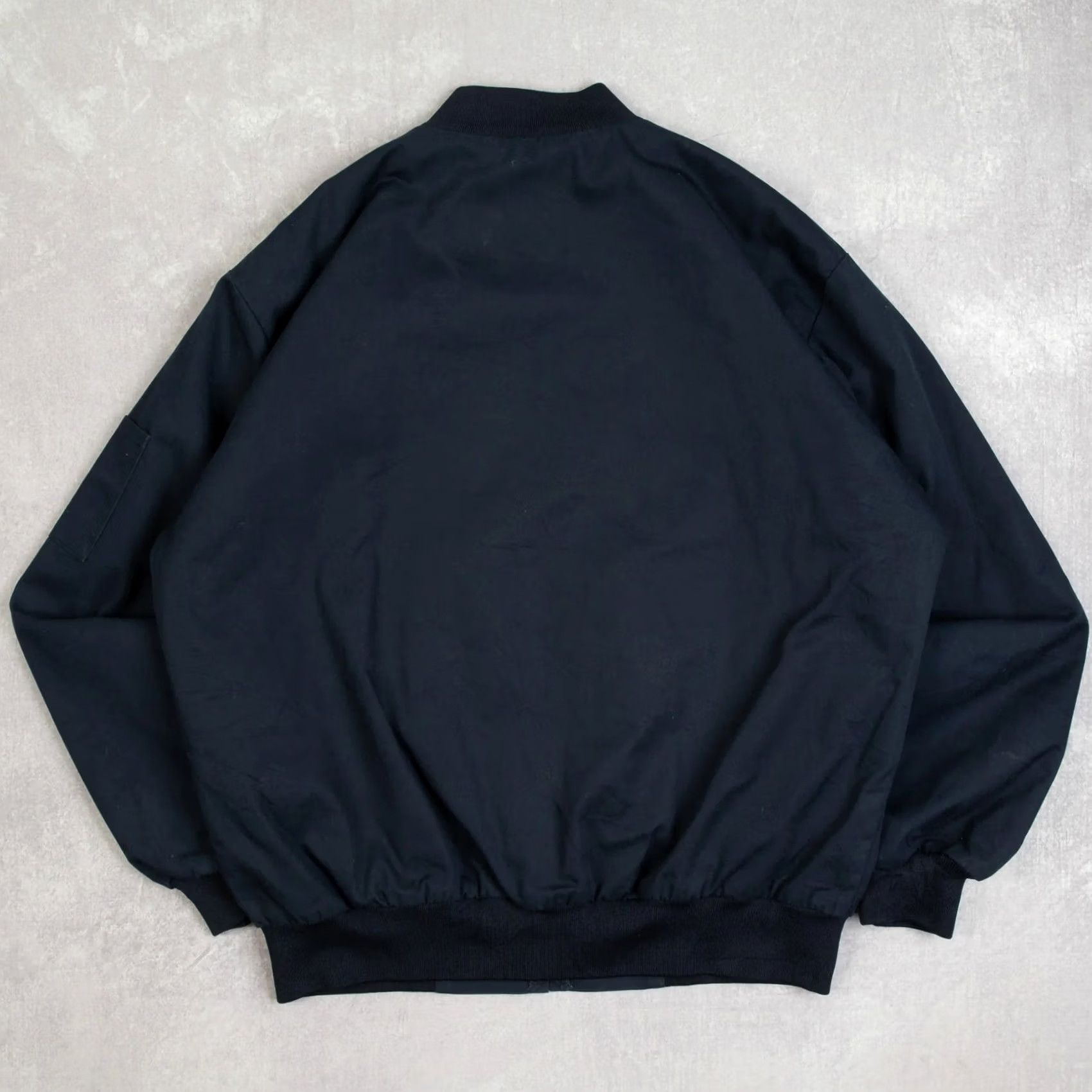 Walmart Cintas Navy Blue Vintage 1990s Bomber Jacket Men’s Large Jacket Size US L / EU 52-54 / 3 - 2 Thumbnail