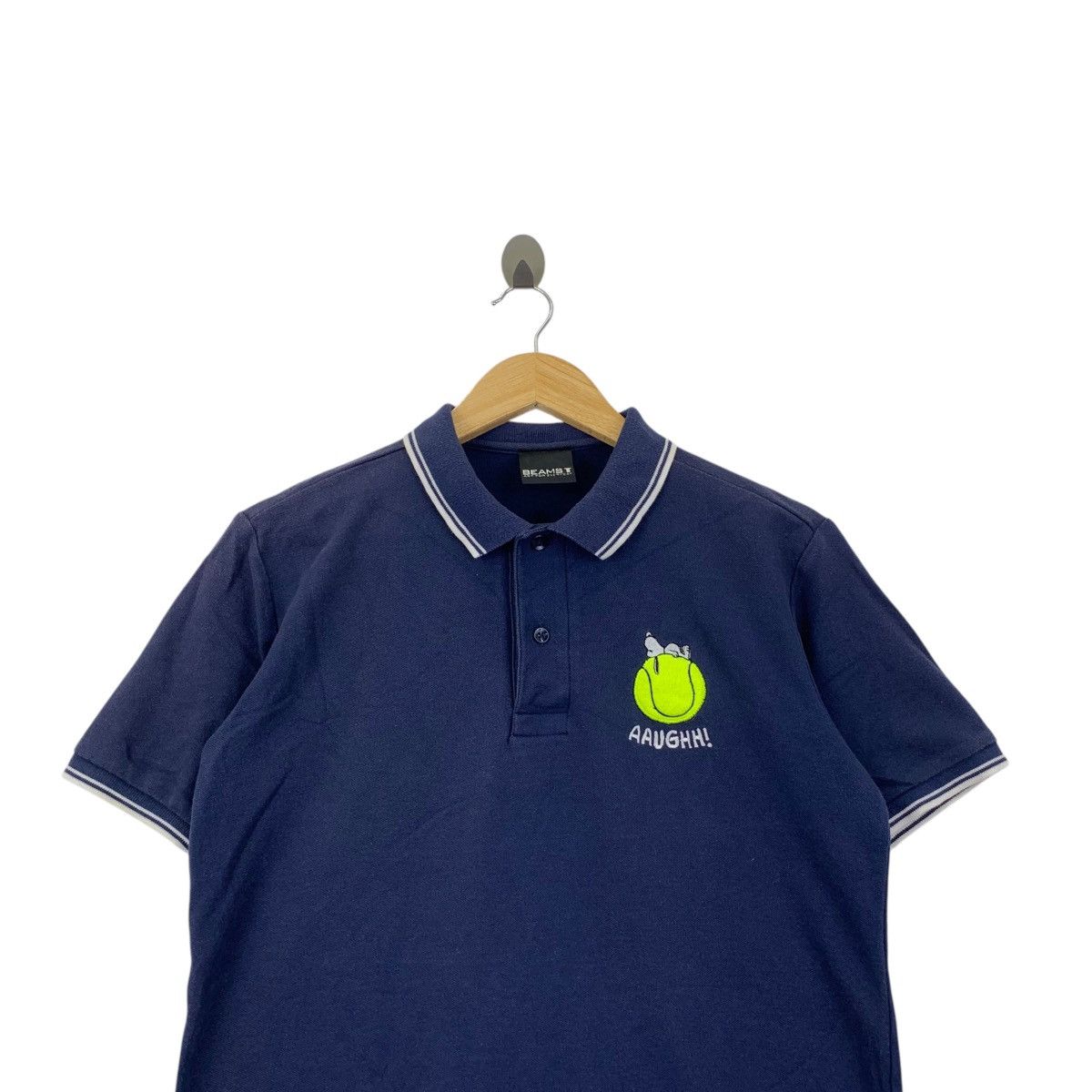 Beams Plus BEAMS PLUS x PEANUTS Snoopy Tennis Polo Tee Shirt Top Size US M / EU 48-50 / 2 - 2 Thumbnail