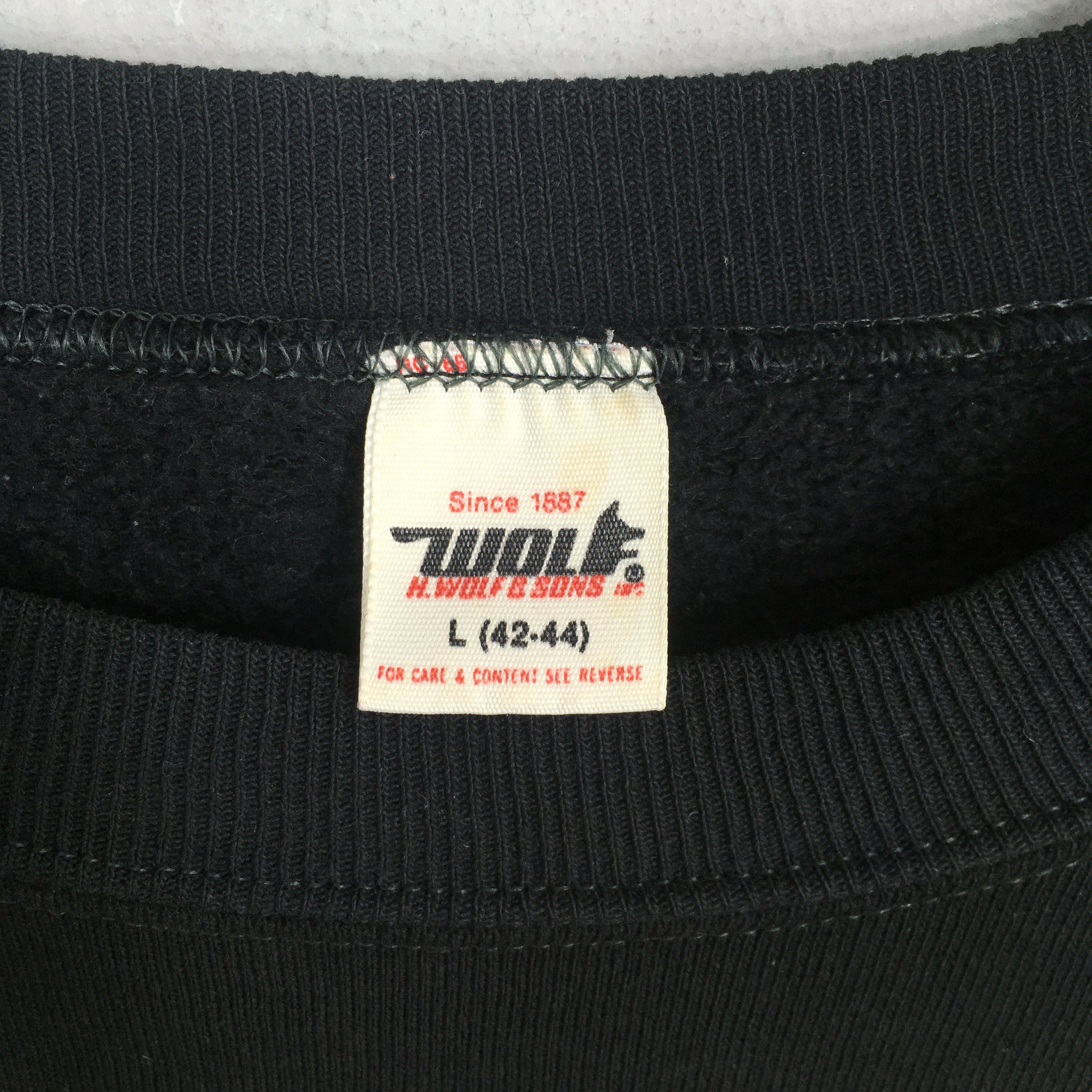 Vintage Vintage Iowa Hawkeyes Football Black Sweatshirt Large Size US L / EU 52-54 / 3 - 5 Thumbnail