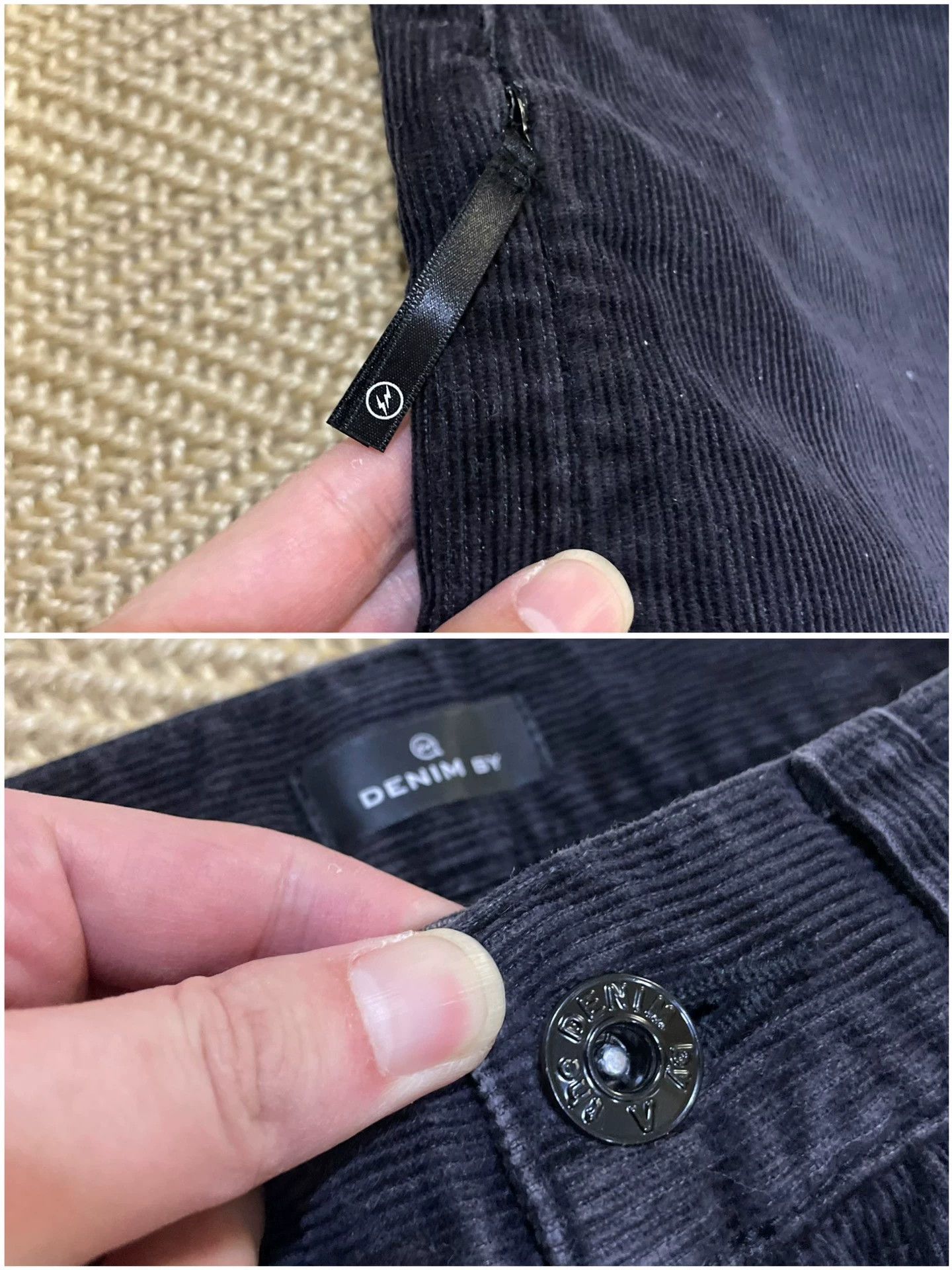 Vanquish Denim VANQUISH x FRAGMENT Distressed Ink Corduroy W28 NN Size US 28 / EU 44 - 4 Thumbnail