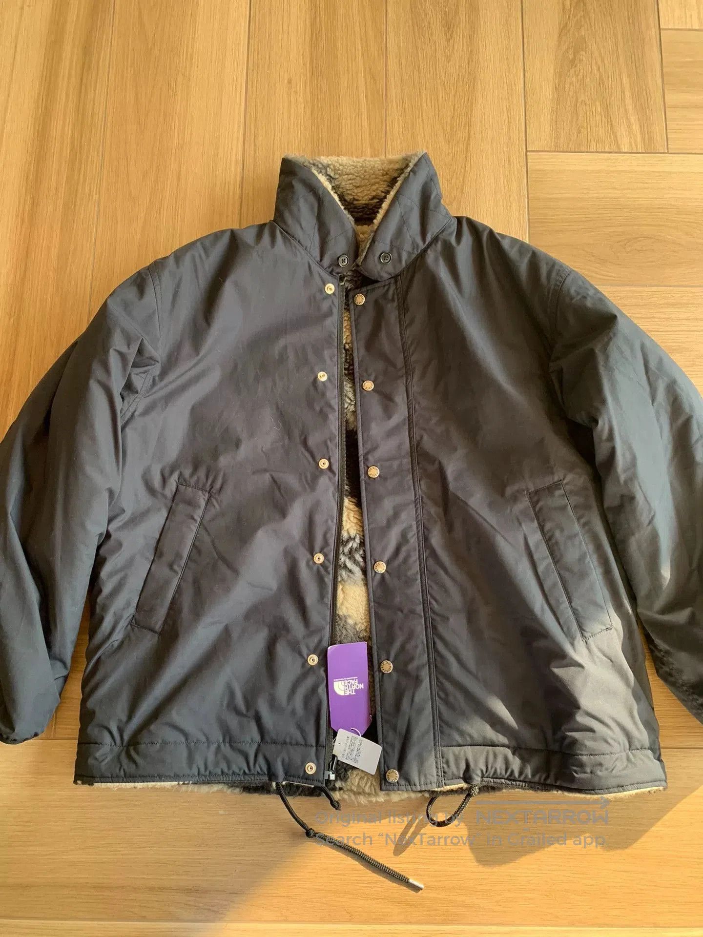 The North Face Purple Label reversible wool boa field jacket. Size US XL / EU 56 / 4 - 9 Thumbnail