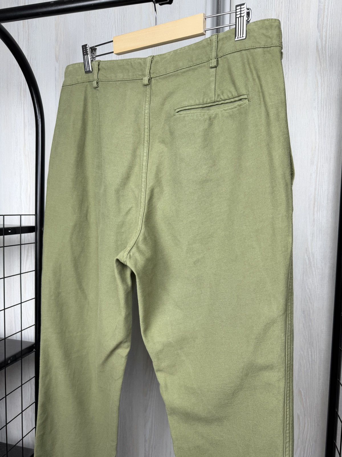 Homecore Homecore khaki green cotton chino pants size 33 Size US 33 - 6 Thumbnail