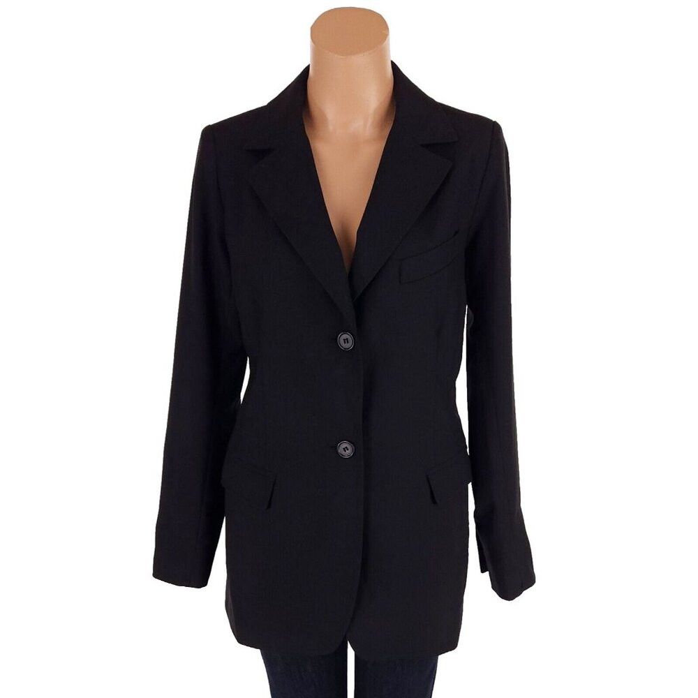 Smythe Smythe Two Button Wool Blazer Size 6 Black Grailed