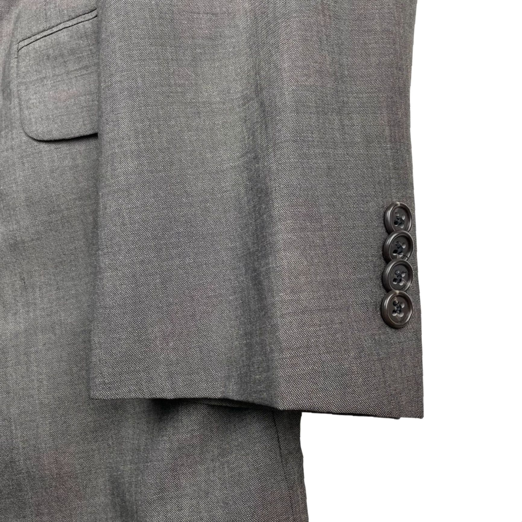 Jack Victor Jack Victor Blazer Napoli Men's 40S Wool 2-Button Brown Mens Size 40R - 4 Thumbnail