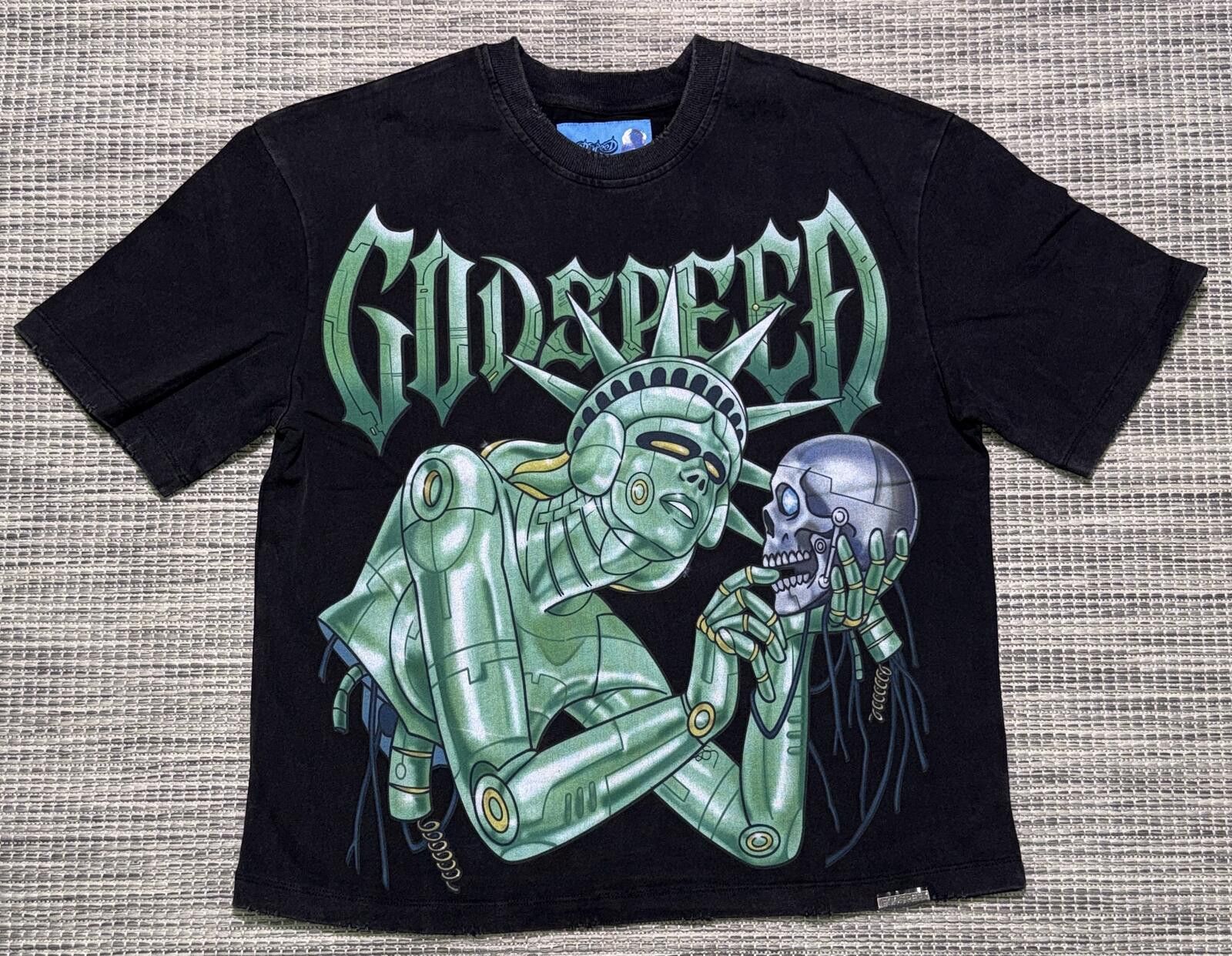 Godspeed Godspeed Freedoms Protocol Tee (Black) Size US XS / EU 42 / 0 - 1 Thumbnail