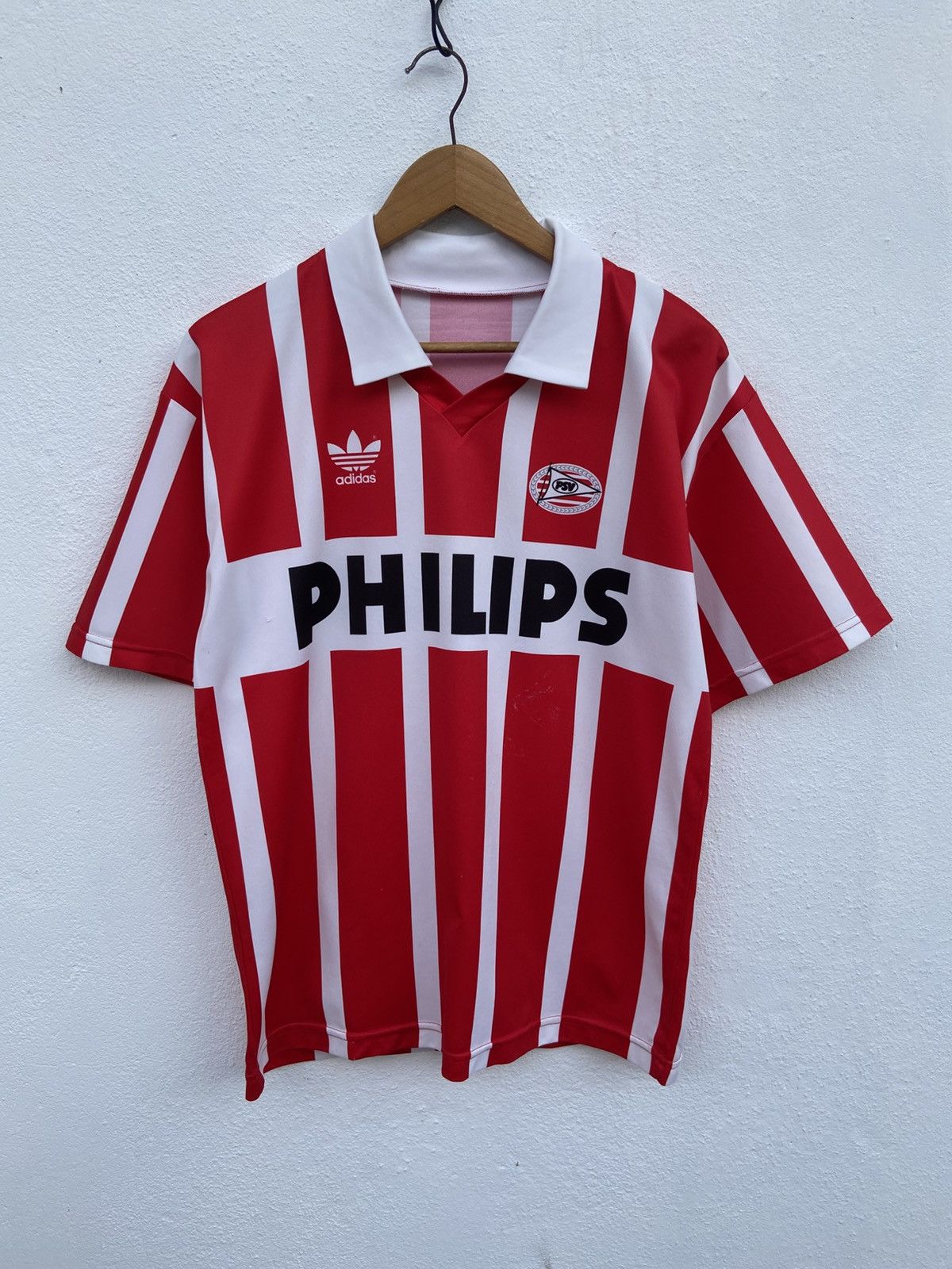 Adidas 🔥 Vtg 90s Vintage PSV Eindhoven jersey 1994 Adidas jersey Size US M / EU 48-50 / 2 - 2 Thumbnail