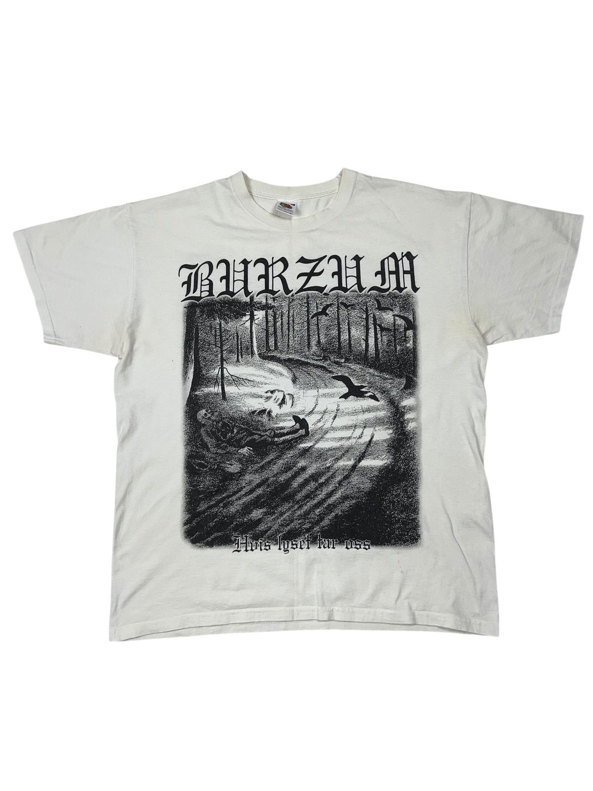 Band Tees Vintage 00s Burzum Hvis lyset tar oss T-shirt Darkthrone Size US L / EU 52-54 / 3 - 1 Thumbnail