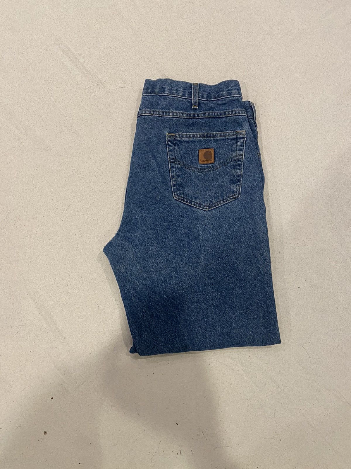 Carhartt Vintage Carhartt Blue Jeans 38 x 32 Relaxed Fit Size US 38 / EU 54 - 3 Thumbnail