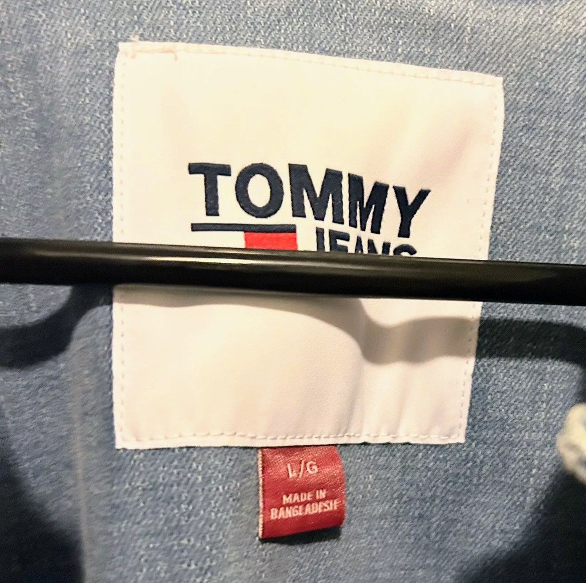 Tommy Hilfiger Tommy Hilfiger Tommy Jeans Flag Button Up Women’s Jacket L Size L / US 10 / IT 46 - 7 Thumbnail