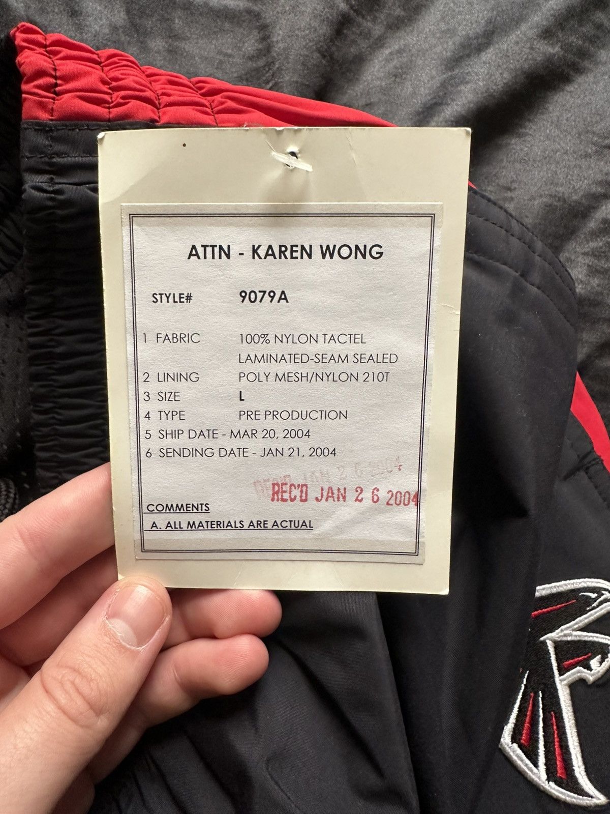 Reebok SAMPLE ATLANTA FALCONS SWEATPANT Size US 33 - 5 Thumbnail