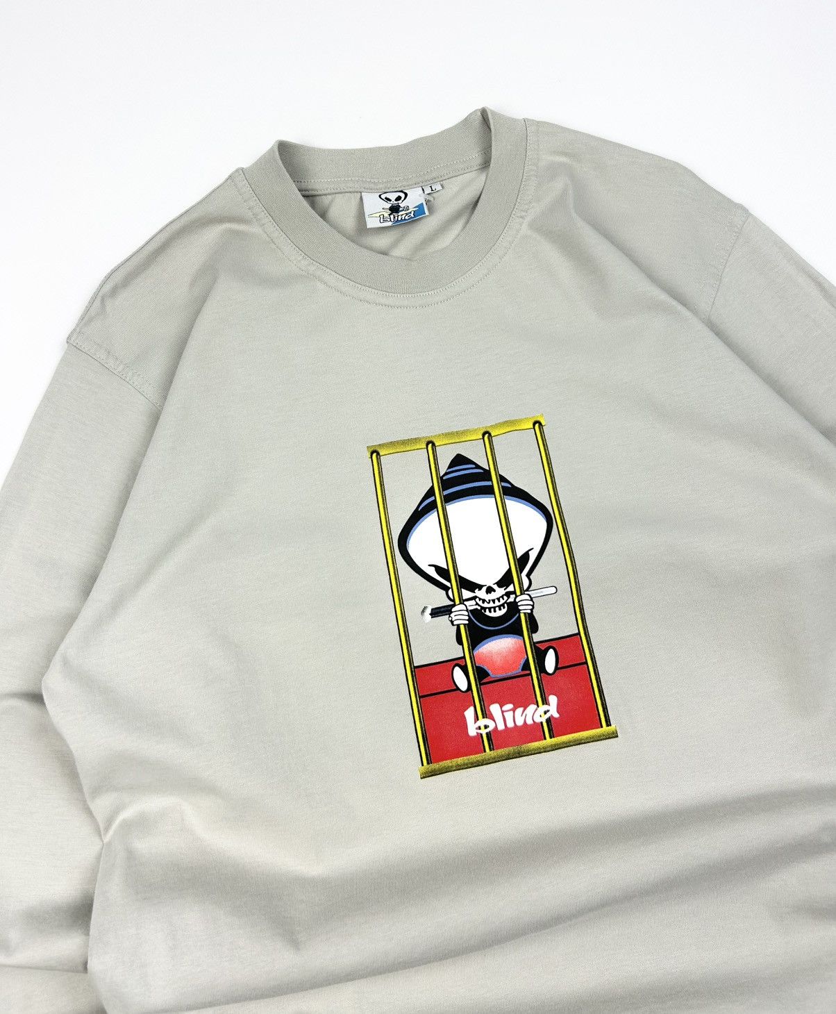Blind Skateboards × JNCO × Vintage Vintage Blind Skateboards Reaper Long Sleeve 90s Size US L / EU 52-54 / 3 - 4 Thumbnail