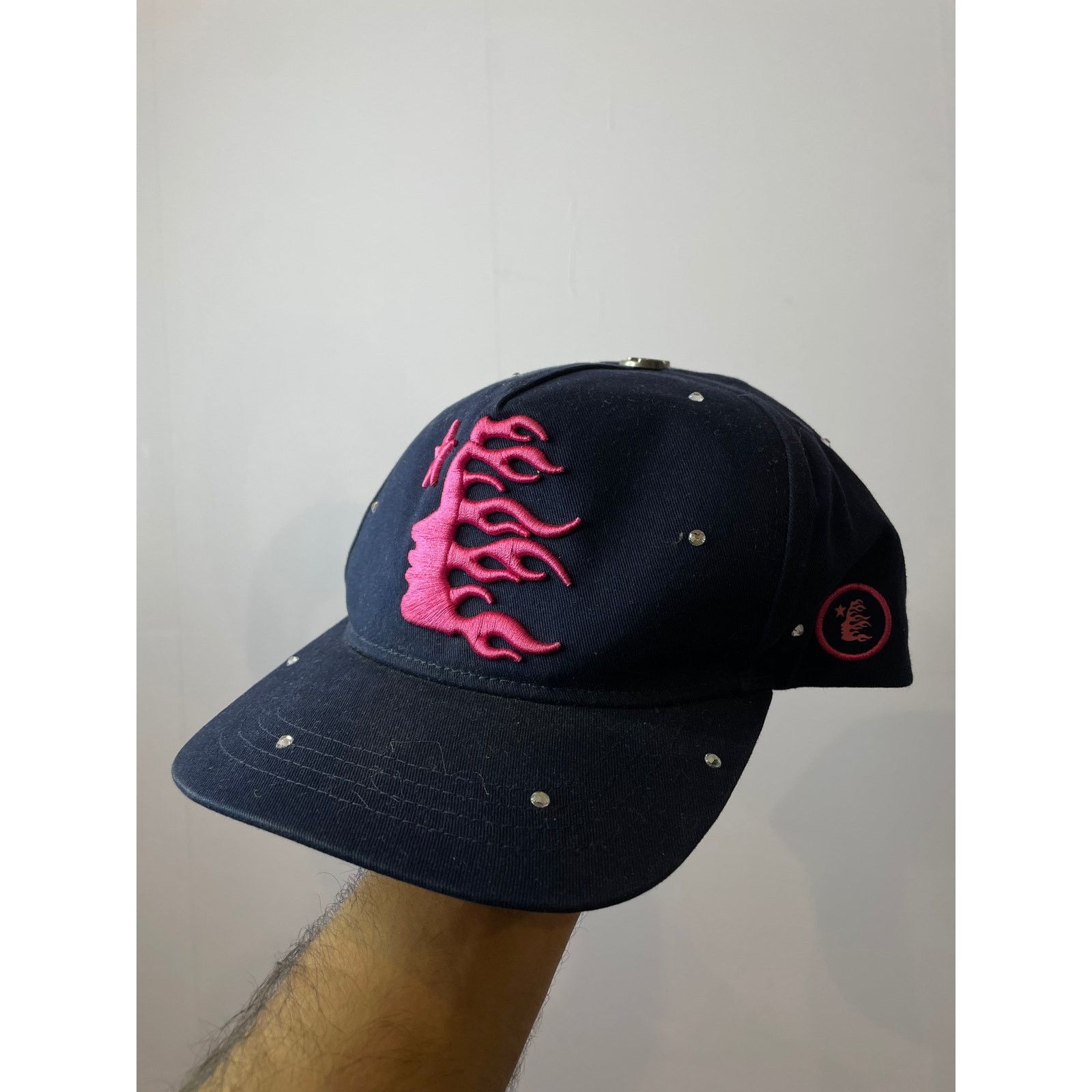 HELLSTAR Hellstar Pink & Navy Trucker Hat Size ONE SIZE - 1 Thumbnail