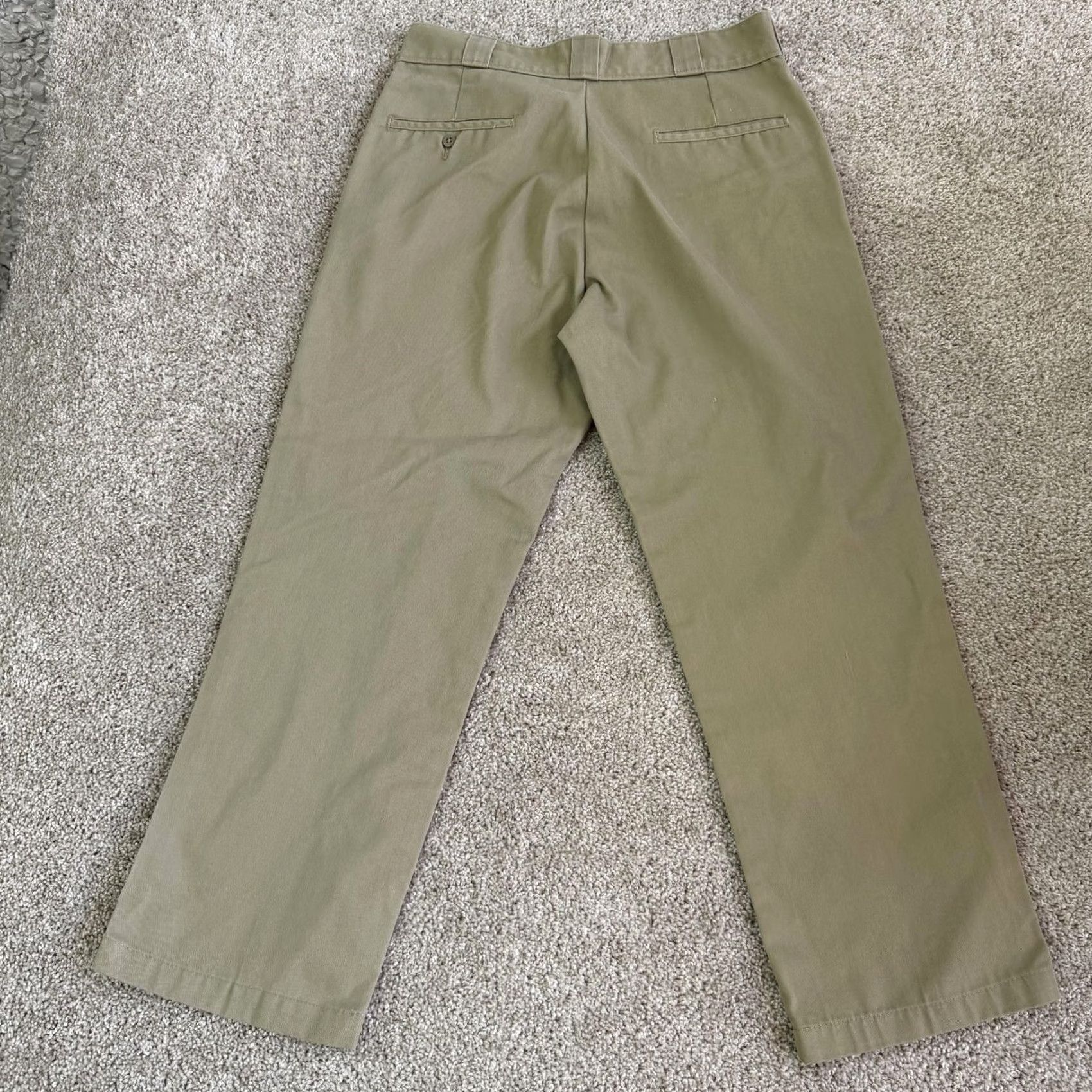 Dickies Dickies Pants Mens 34x27 Beige Khakis Straight Leg Classic Fit Workwear Pants Size US 34 / EU 50 - 2 Thumbnail