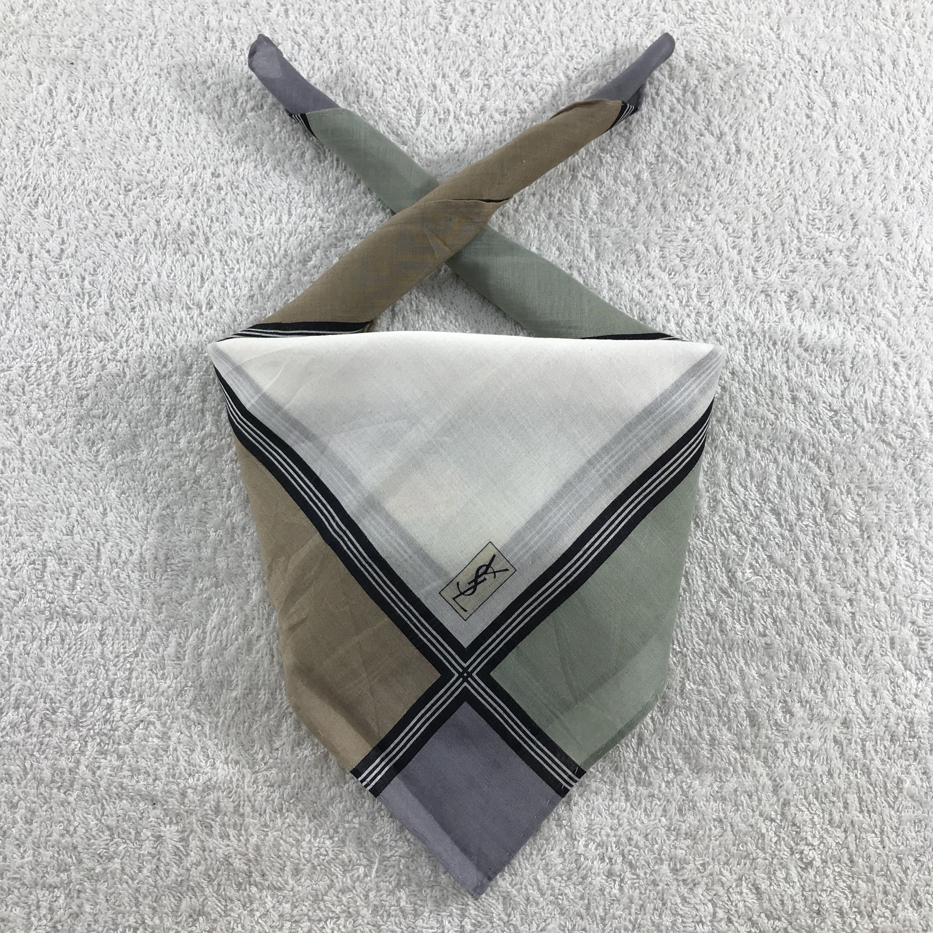 Vintage × Yves Saint Laurent Yves Saint Laurent Bandana/ Handkerchief / Neckerchief Size ONE SIZE - 1 Thumbnail