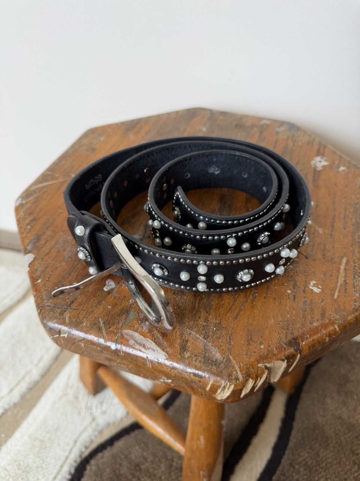 Japanese Brand Japanese Style Real Leather SNAKE Print Belt 90s Y2K Size ONE SIZE - 4 Thumbnail